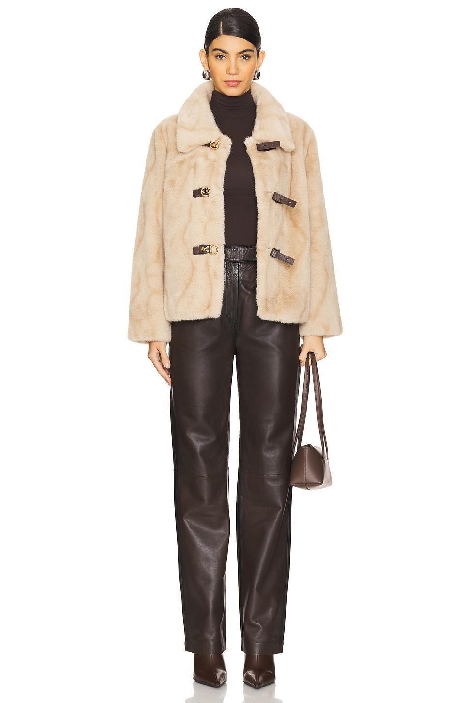Tegan Faux Fur Coat HEARTLOOM Product Image