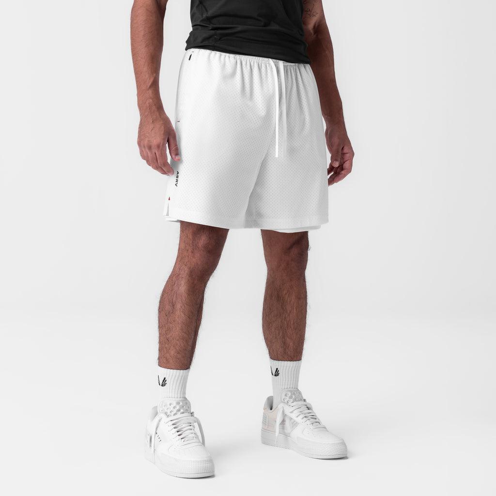 0988. Reversible 2-in-1 Short - White Product Image