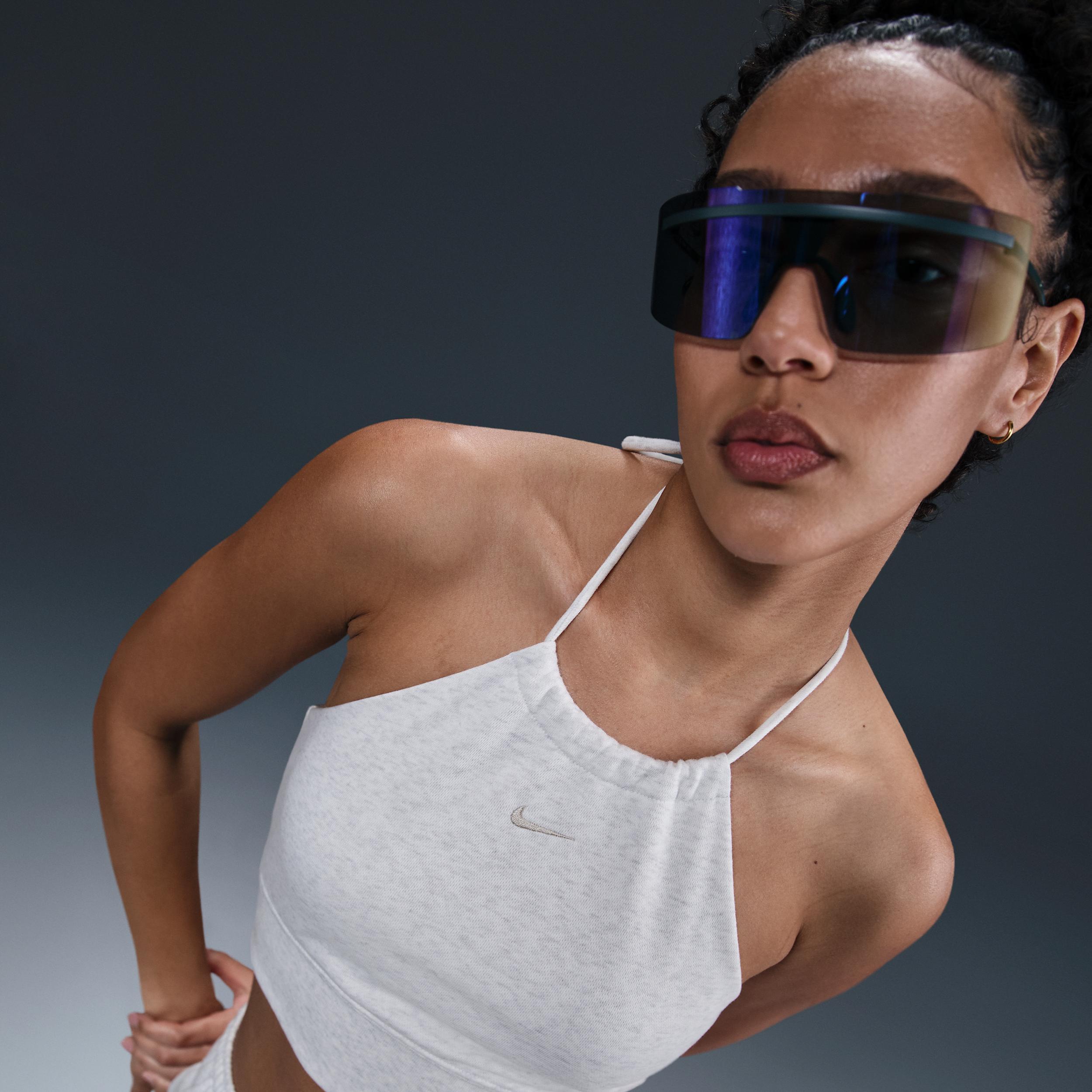Women's Nike Sportswear Chill Terry Slim Cropped French Terry Halter Top Product Image