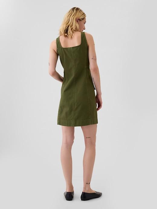 Utility Button Mini Dress Product Image