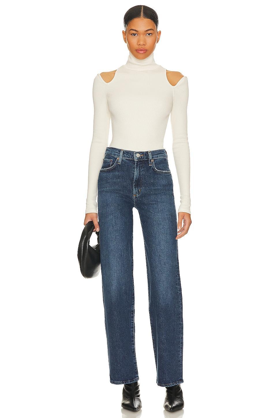 Harper Mid-Rise Wide-Leg Jeans Product Image