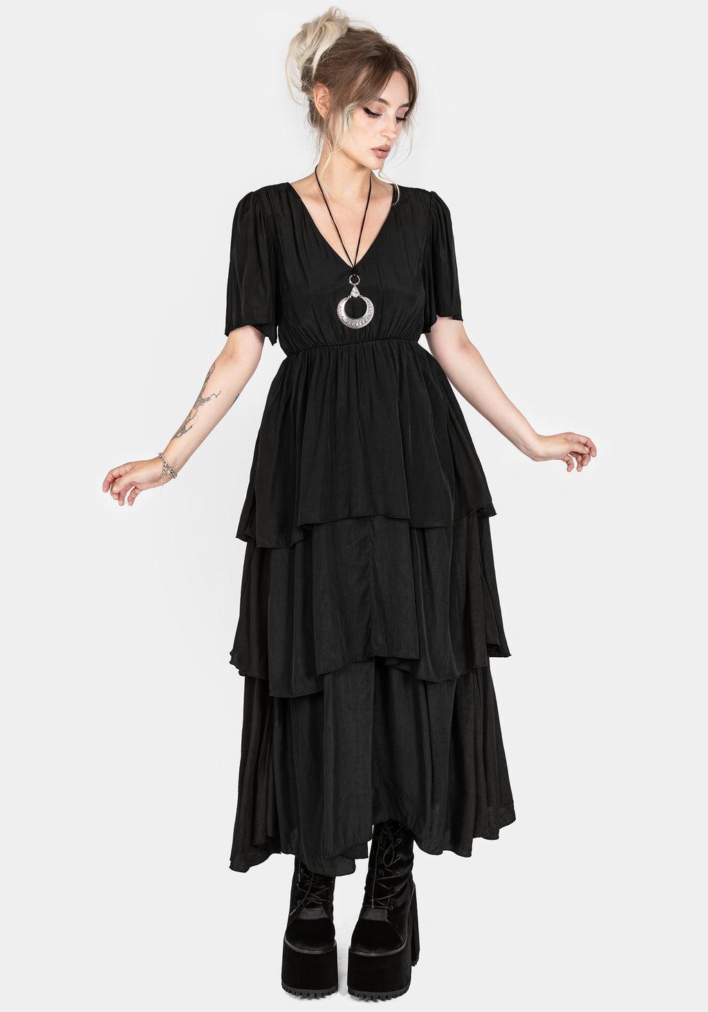 Lumen Tiered Midaxi Dress Product Image