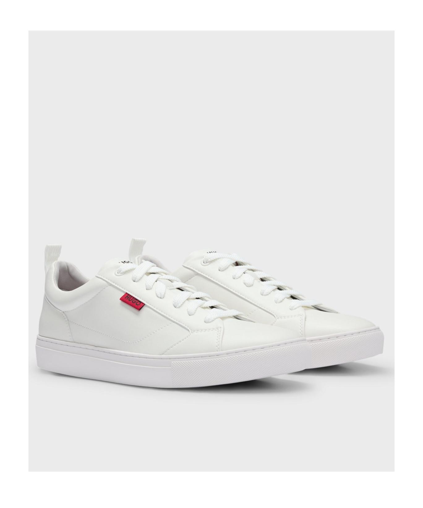 HUGO BOSS Cupsole Low-cut Sneakers In White Product Image