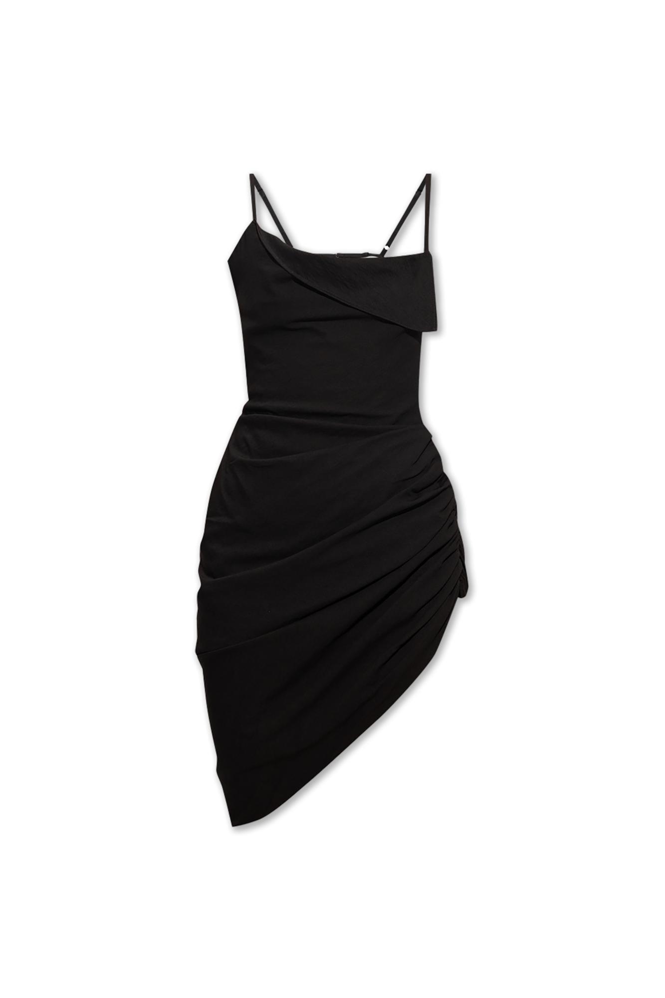 Black Le Papier 'La Robe Saudade' Minidress Product Image