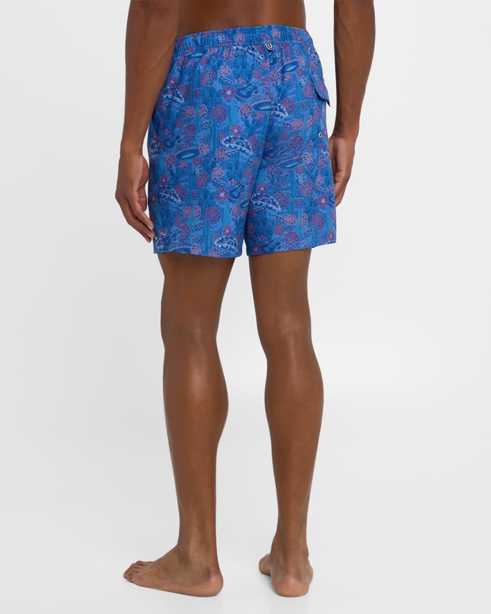 Mens Day of the Dead Swim Trunks Product Image