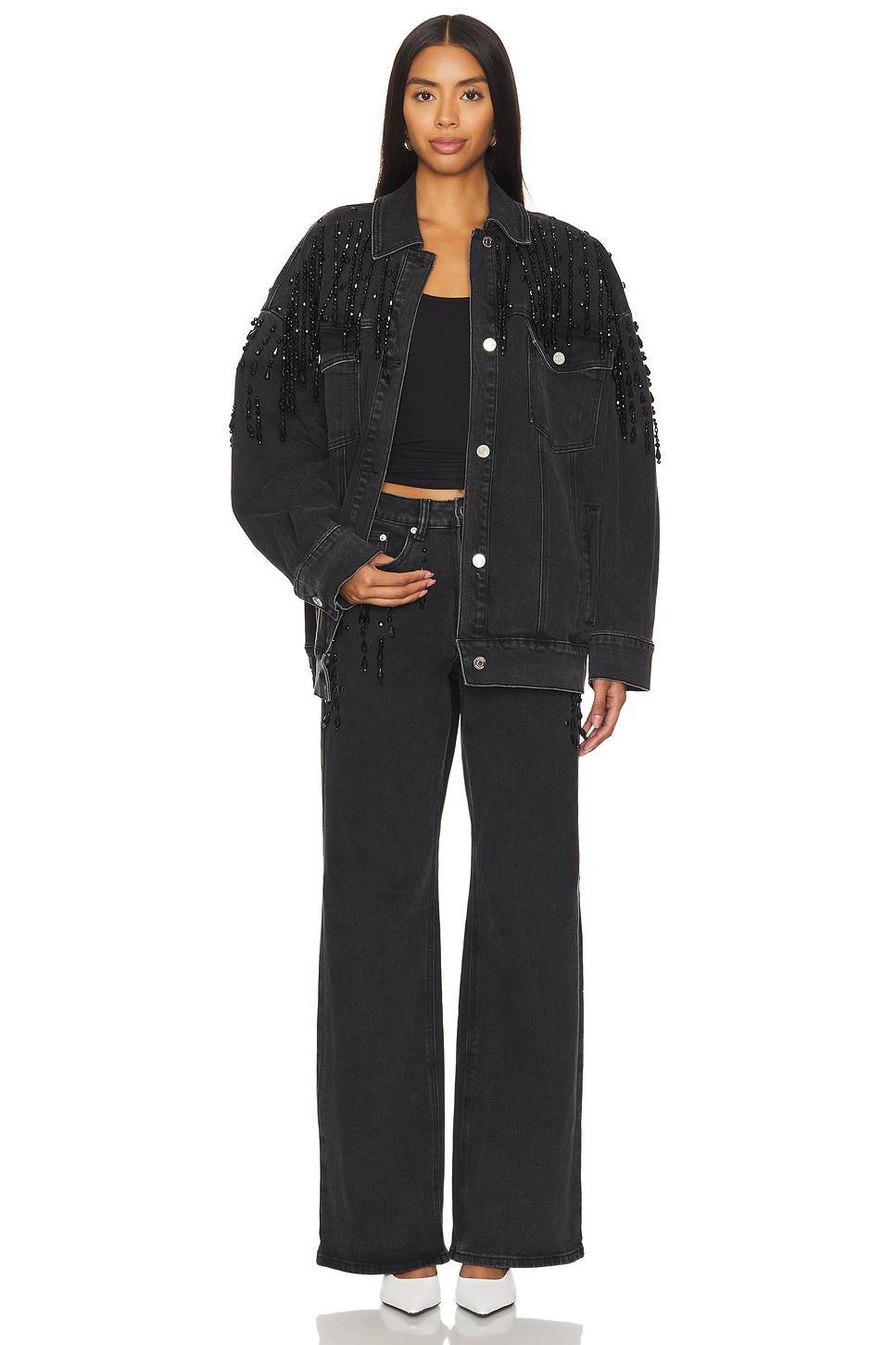 Similina High Waisted Wide Jeans Gestuz Product Image