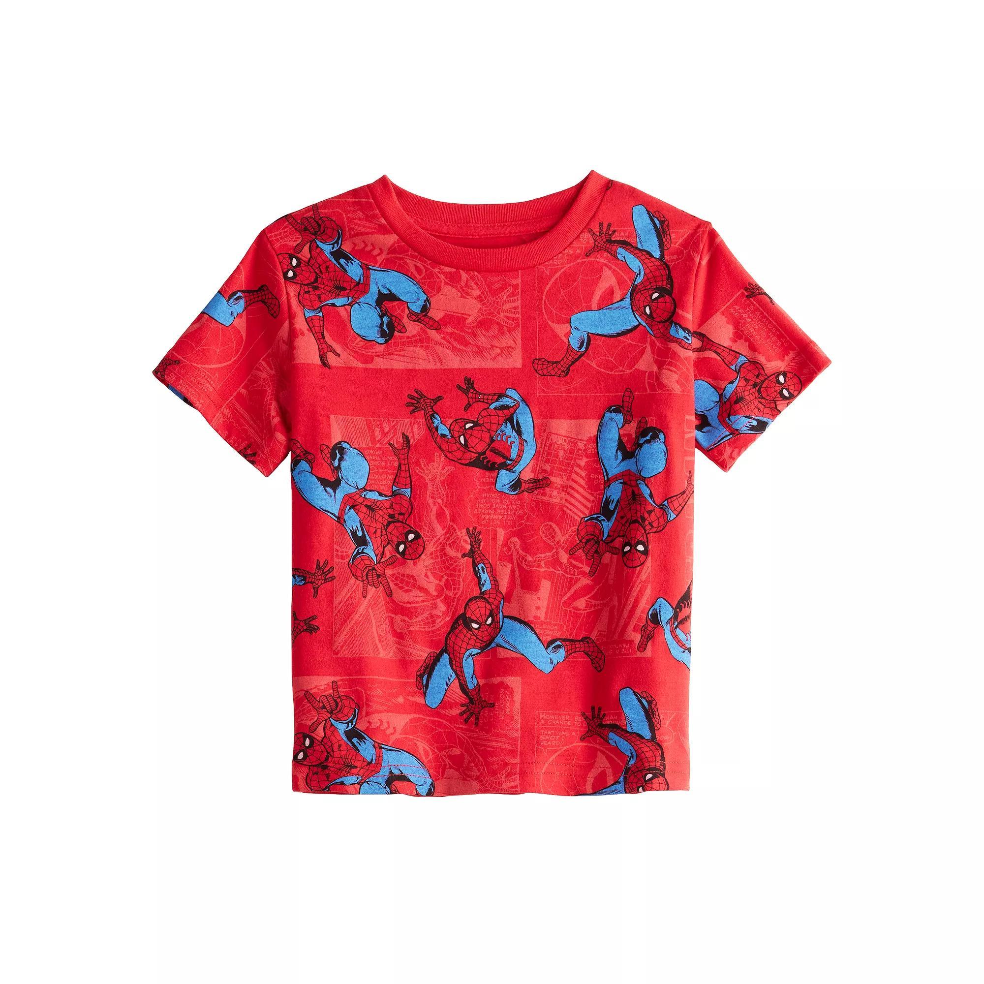Boys 4-12 Jumping Beans® Short Sleeve Spider-Man Tee, Boy's, Size: 10, Red Product Image