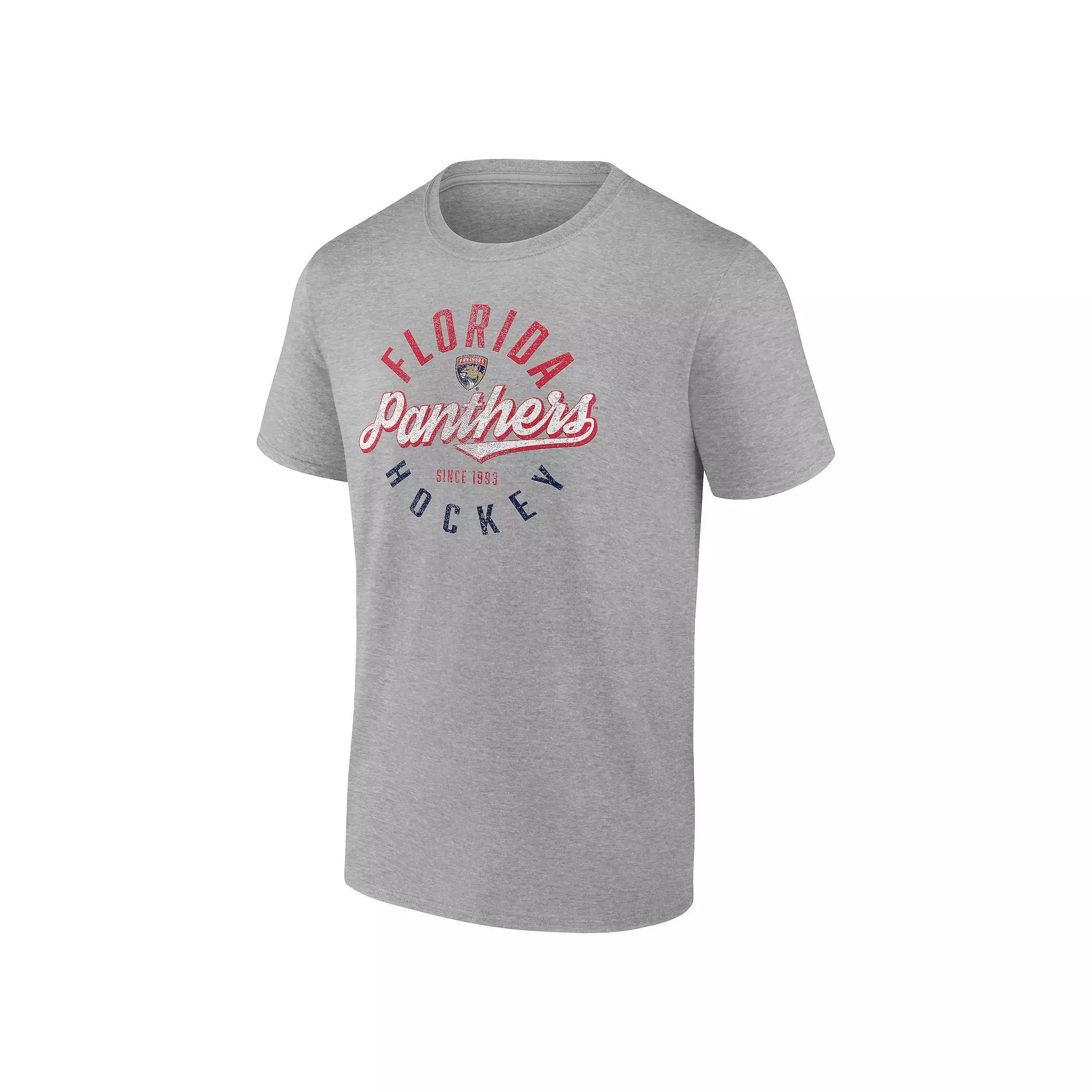 Men's NHL Florida Panthers Hockey Tee, Size: Large, Pnt Gray Product Image