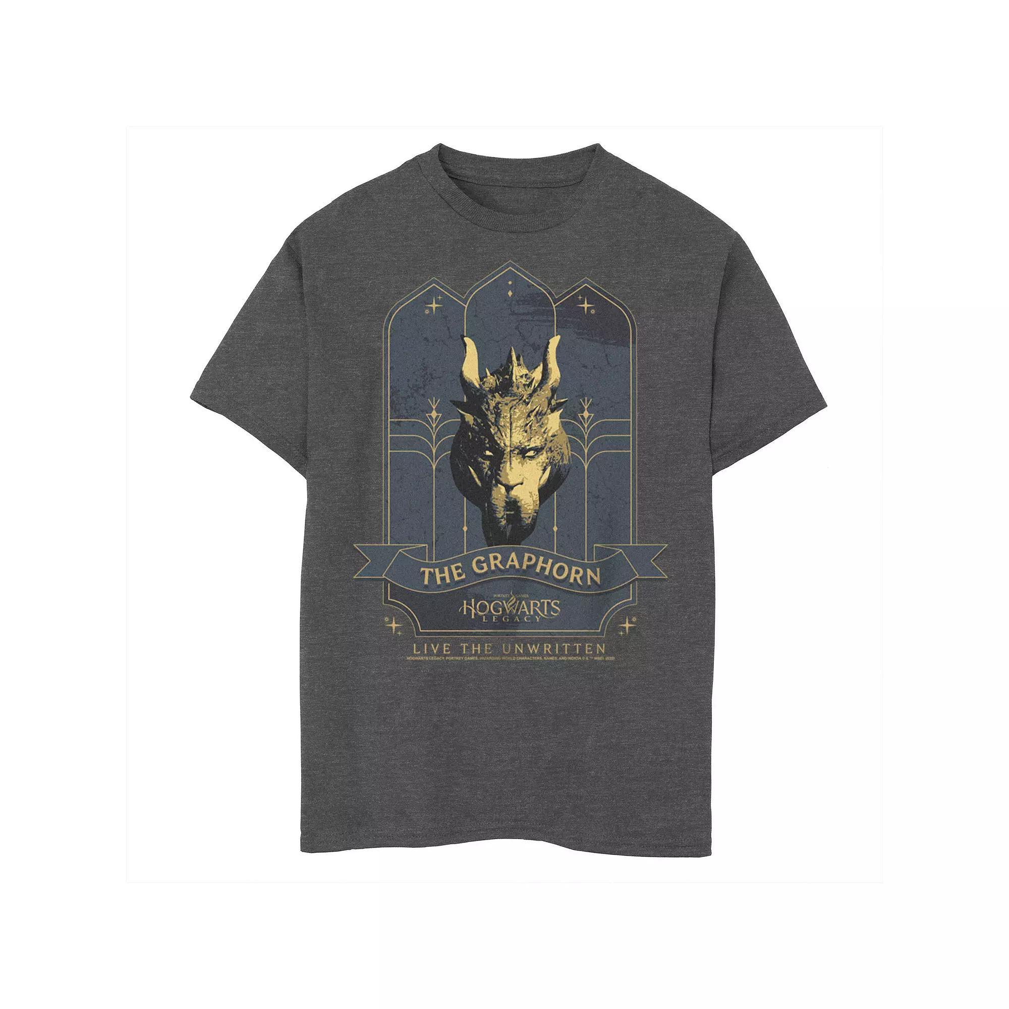 Boys 8-20 Harry Potter Hogwarts Legacy The Graphorn Tee, Boy's, Size: Small, Grey Heather Product Image