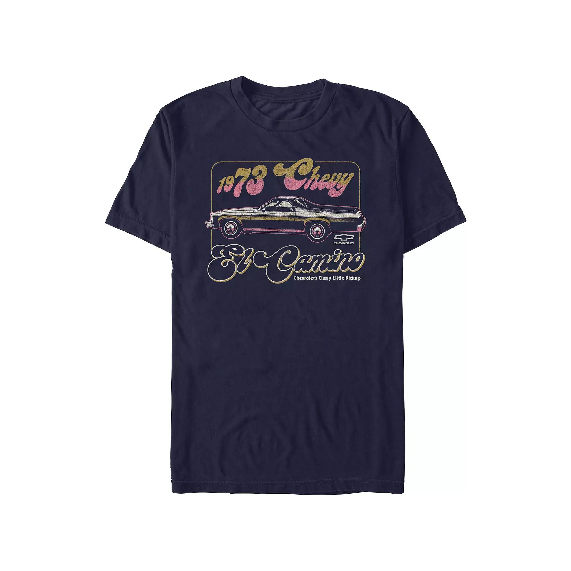 Men's Chevrolet El Camino Graphic Tee, Size: Small, Blue Product Image
