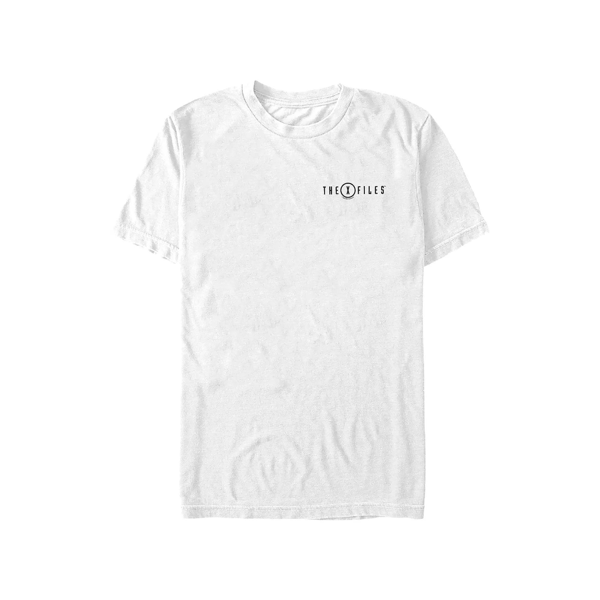 Men's The X-Files Pocket Logo Graphic Tee, Size: Small, White Product Image