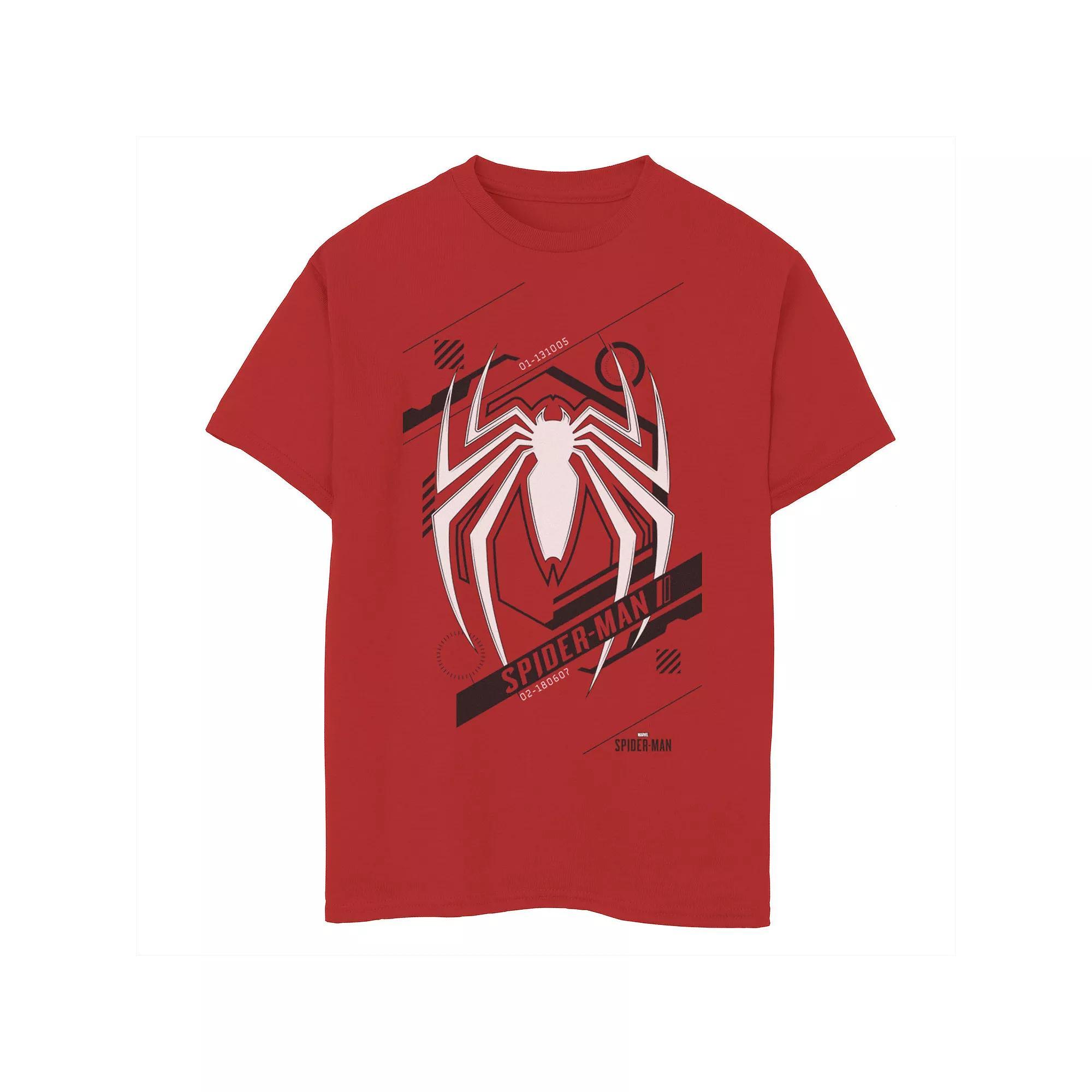 Boys 8-20 Marvel's Spider-Man Game Tech Icon Graphic Tee, Boy's, Size: Large, Red Product Image