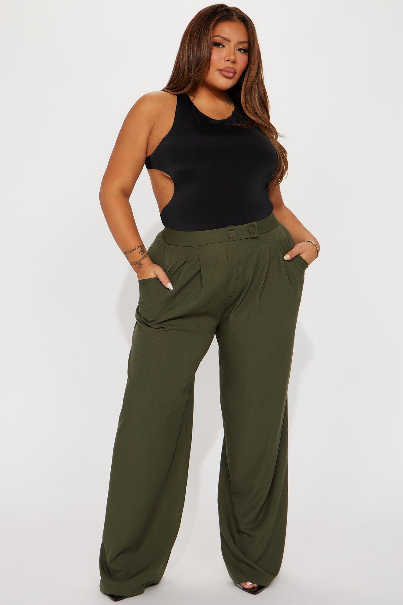 Feeling Focused Trouser - Olive Product Image