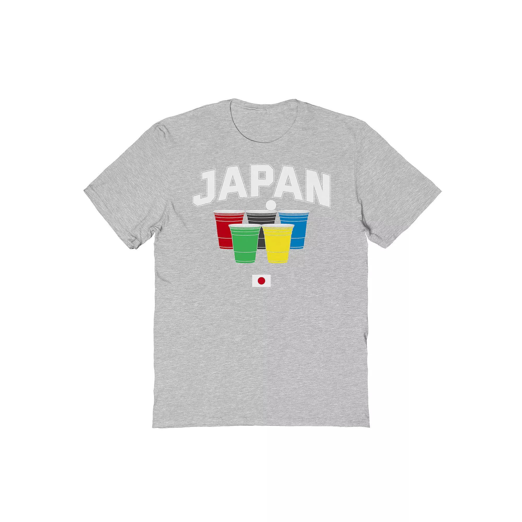 Men's Japan Solo Cups Graphic Tee, Size: Small, Sport Gray Product Image