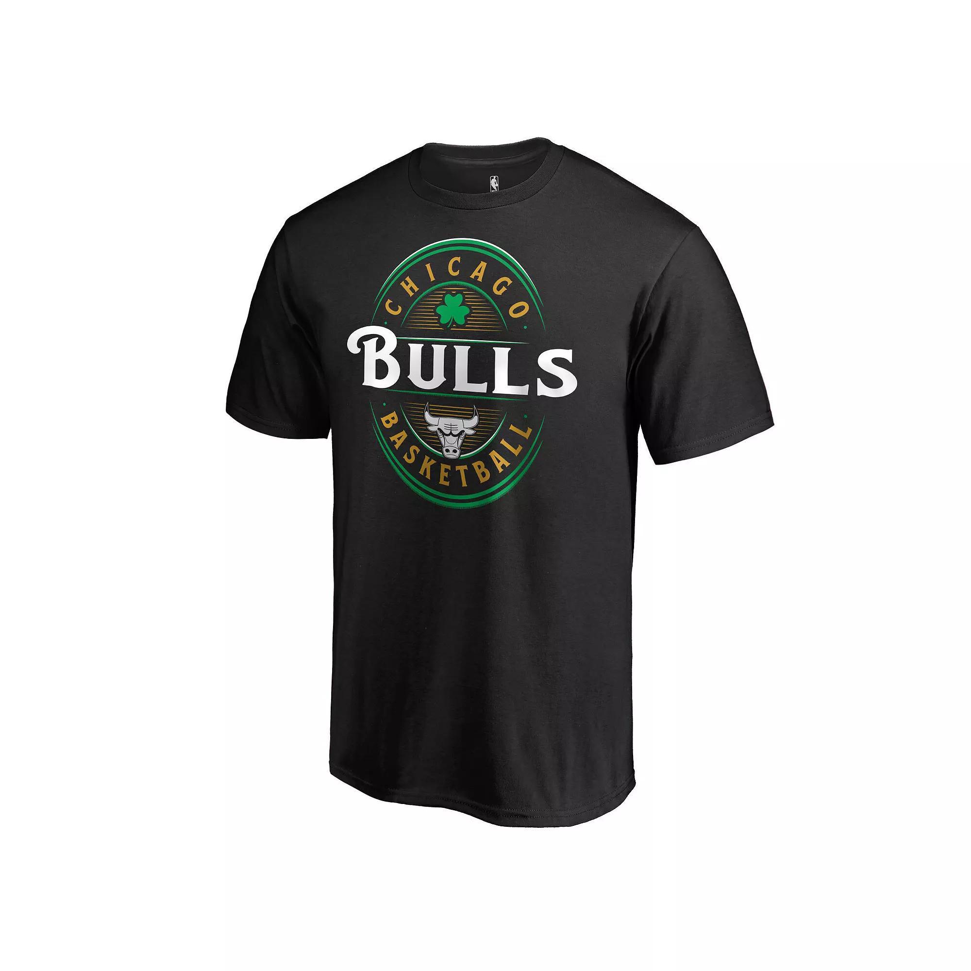 Men's Fanatics Branded Black Chicago Bulls Forever Lucky T-Shirt, Size: Small Product Image