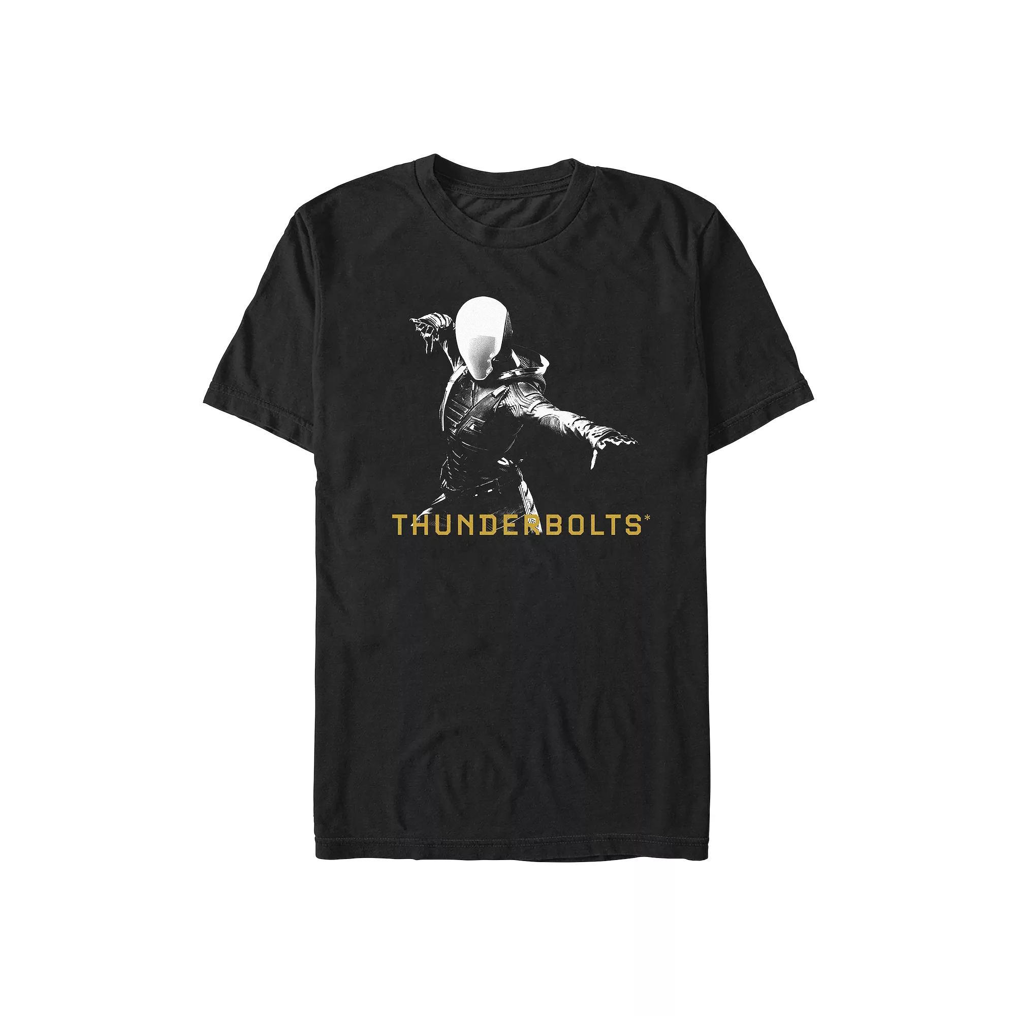 Big & Tall Marvel Thunderbolts Ghost In The Shadows Graphic Tee, Men's, Size: 3XL, Black Product Image