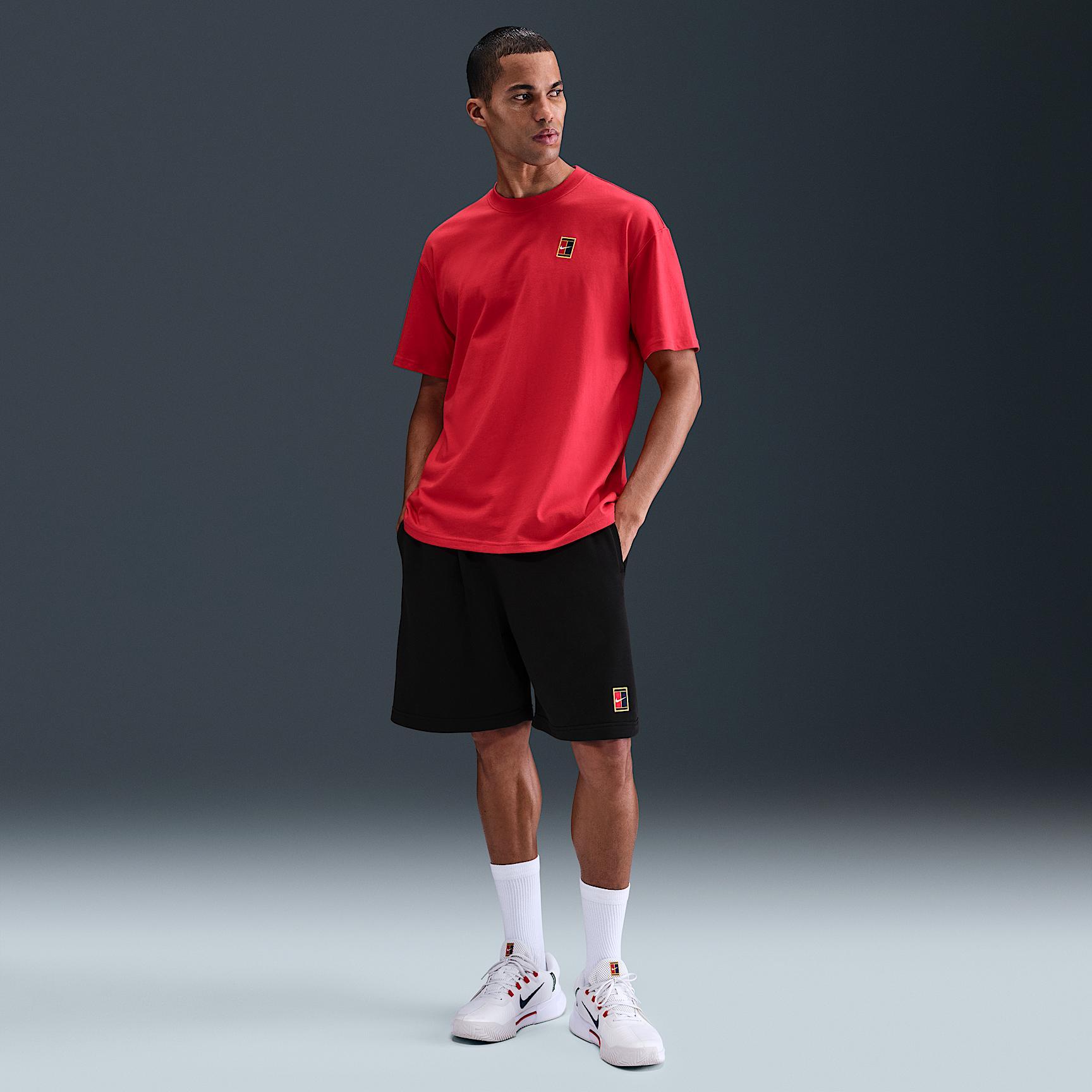 Nike Men's Court Heritage Dri-FIT Fleece Tennis Shorts Product Image