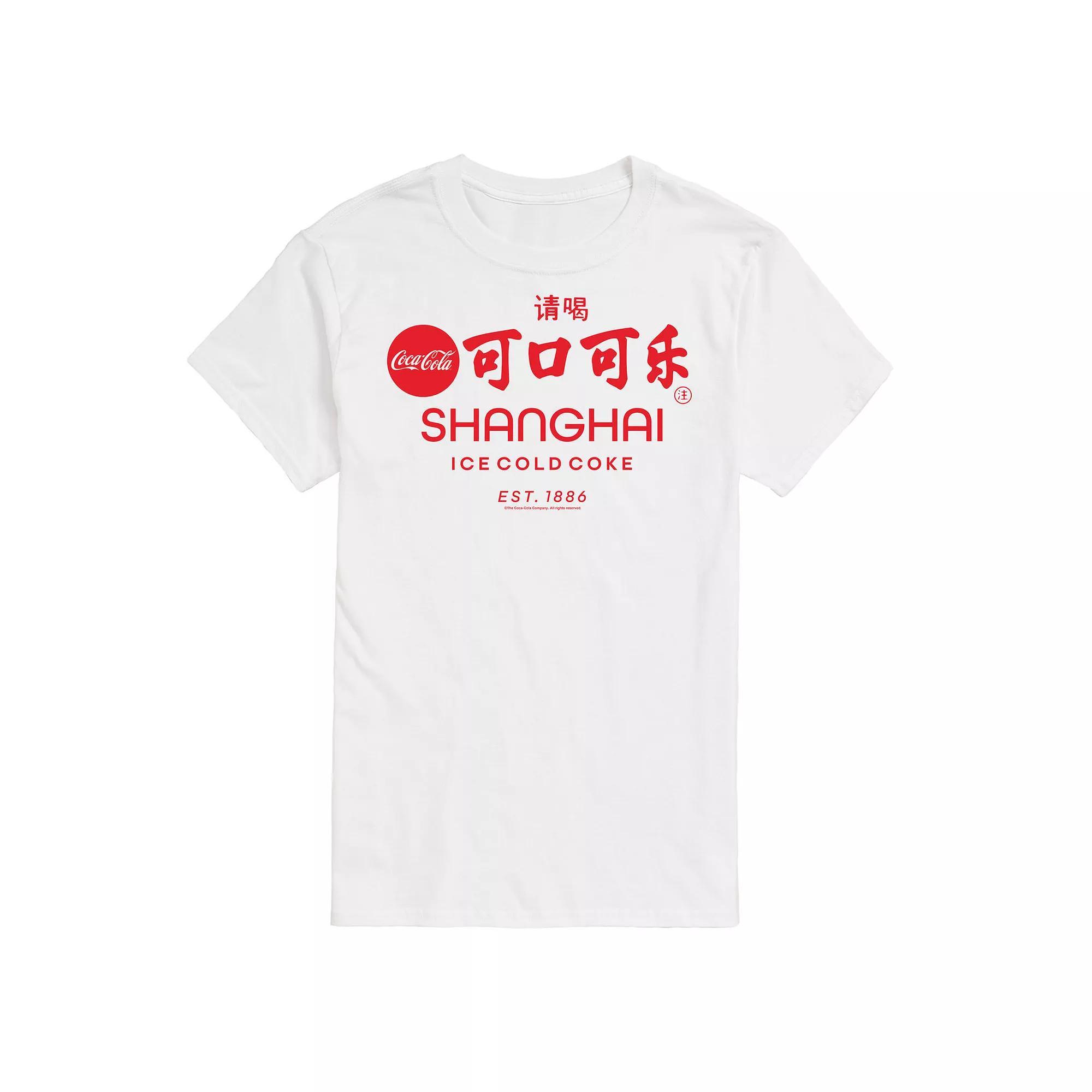 Mens Coca-Cola Shanghai Est 1886 Graphic Tee Ivory Product Image