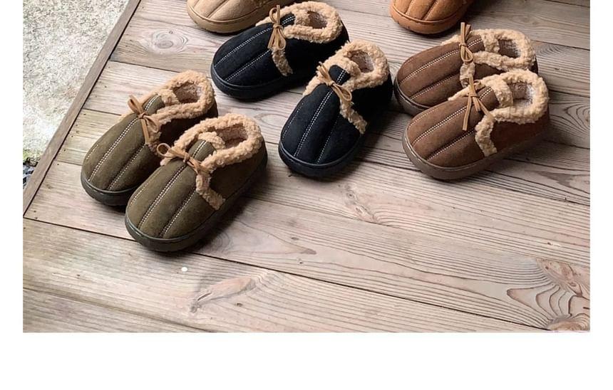 Fleece-Lined Lace-Up Shoes Product Image