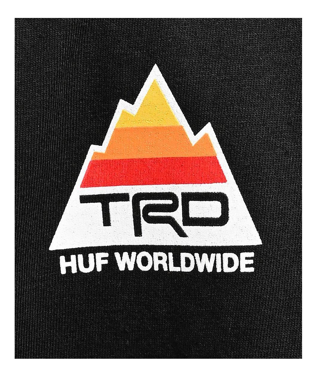 HUF x Toyota Racing Development Baja Black T-Shirt Product Image