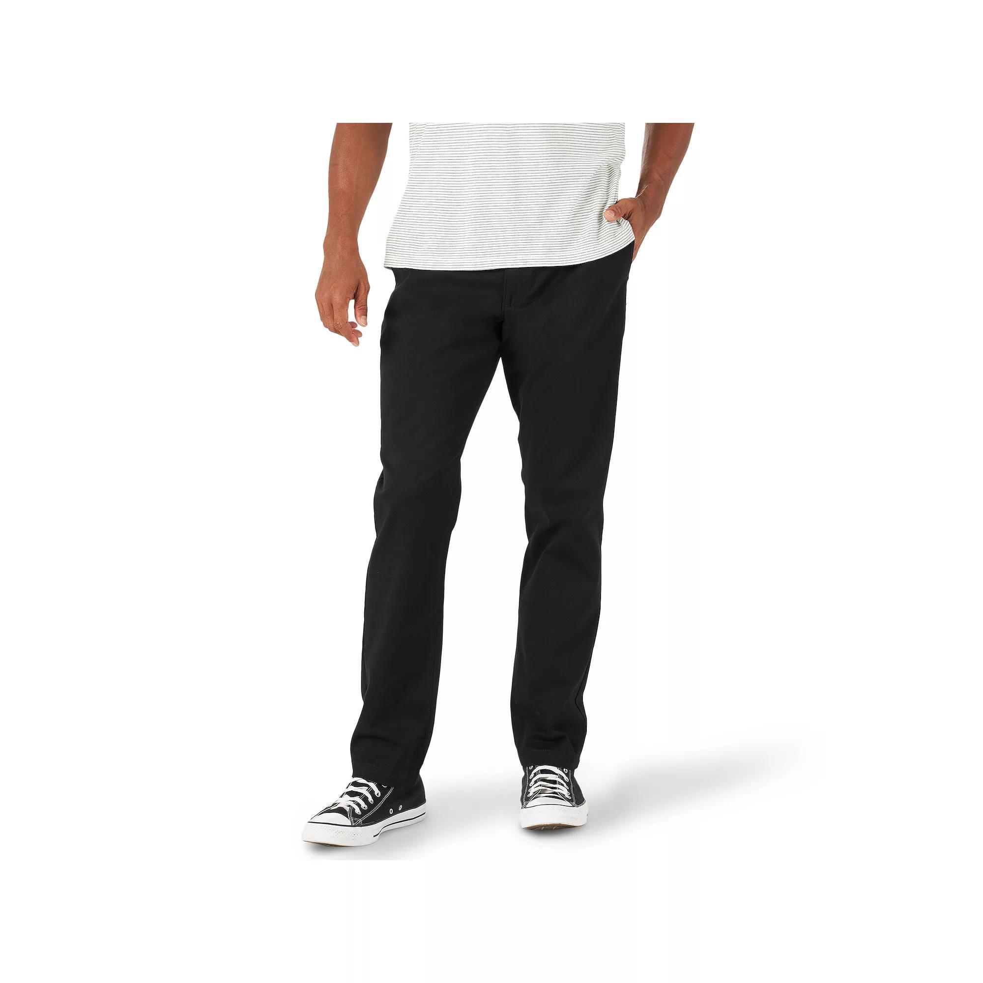 Men's Lee® Extreme Motion MVP Relaxed Fit Pants, Size: 33X30, Black Product Image