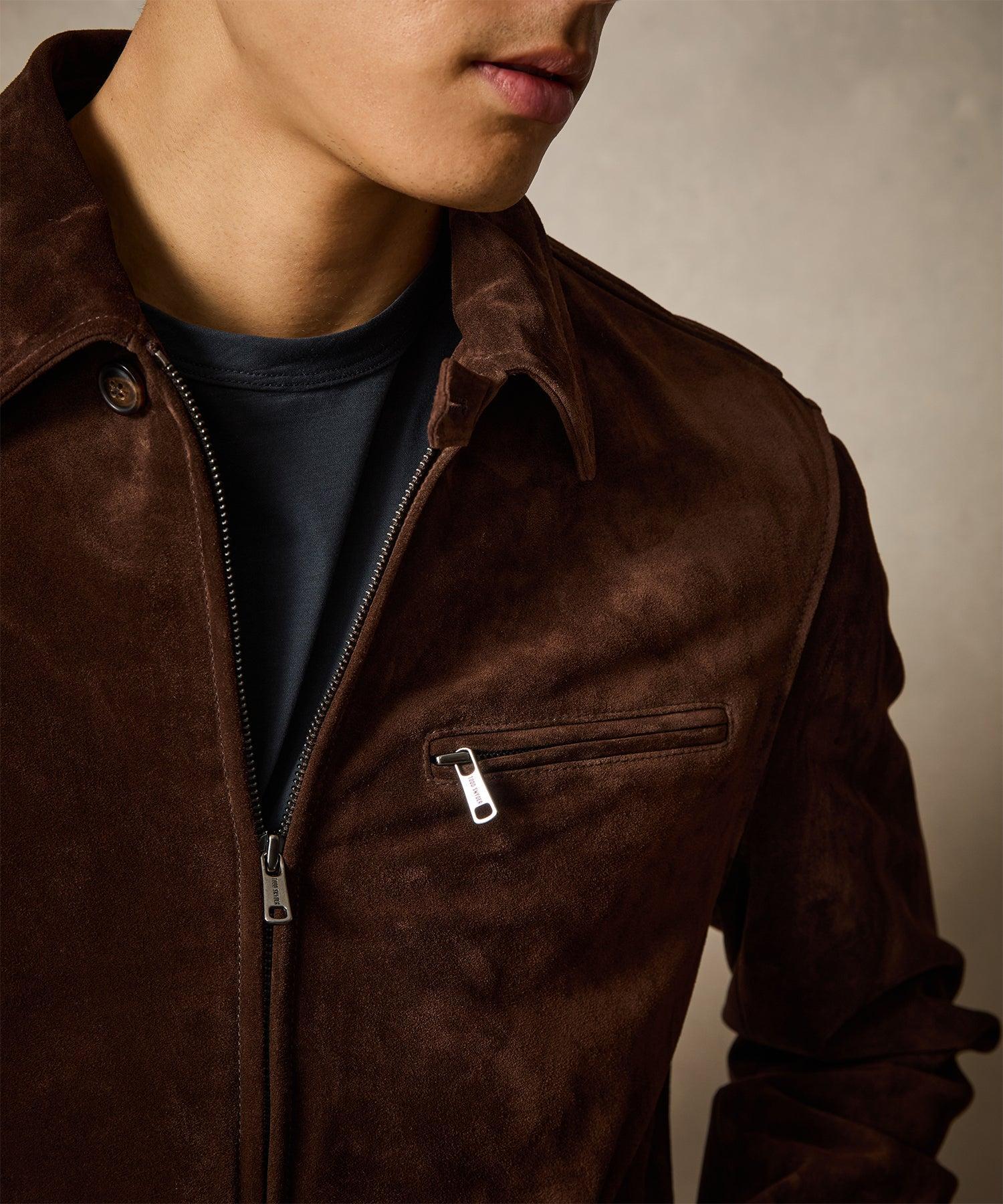 Italian Suede Dean Jacket Product Image