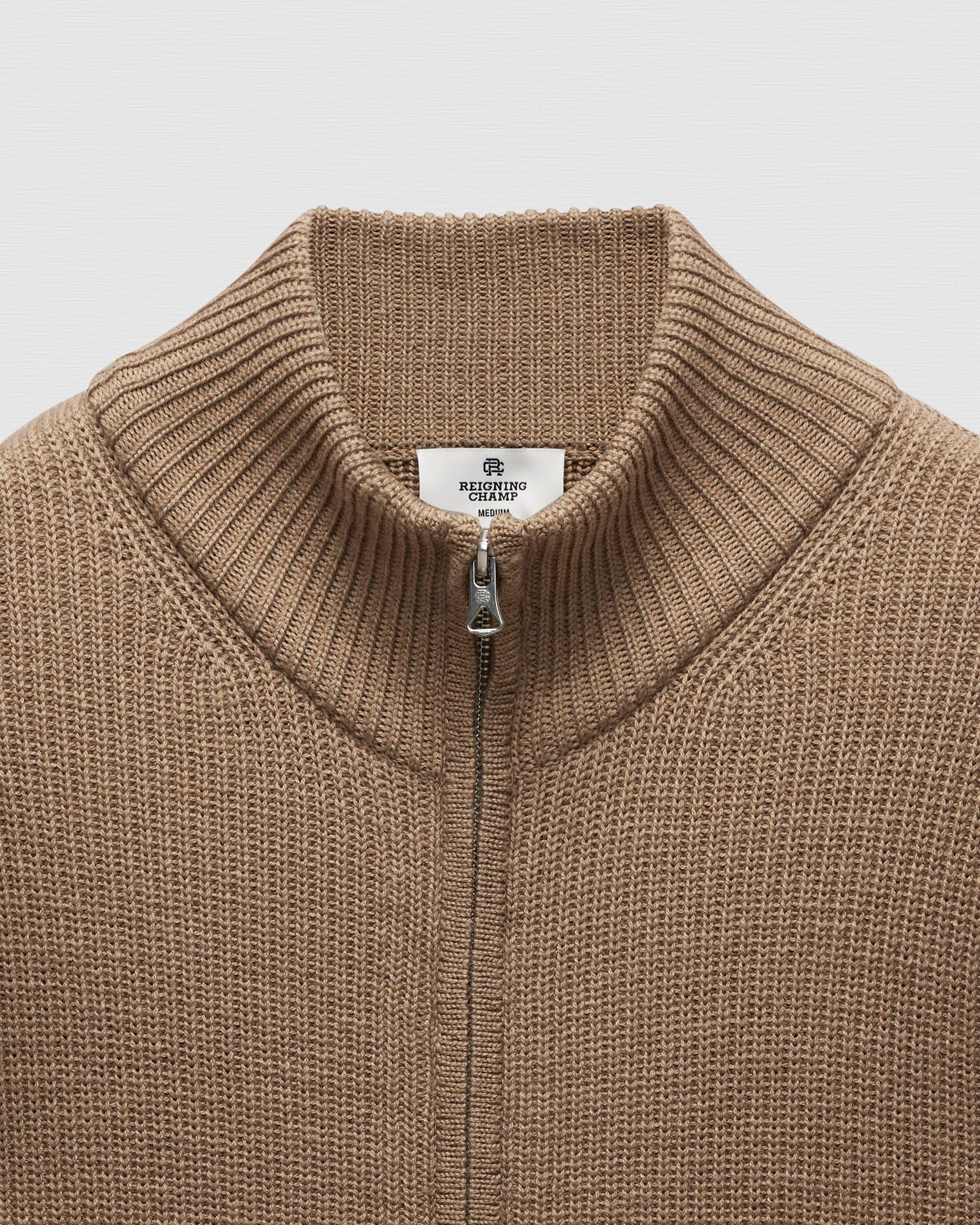 Merino Rib Vinnie Track Jacket Male Product Image