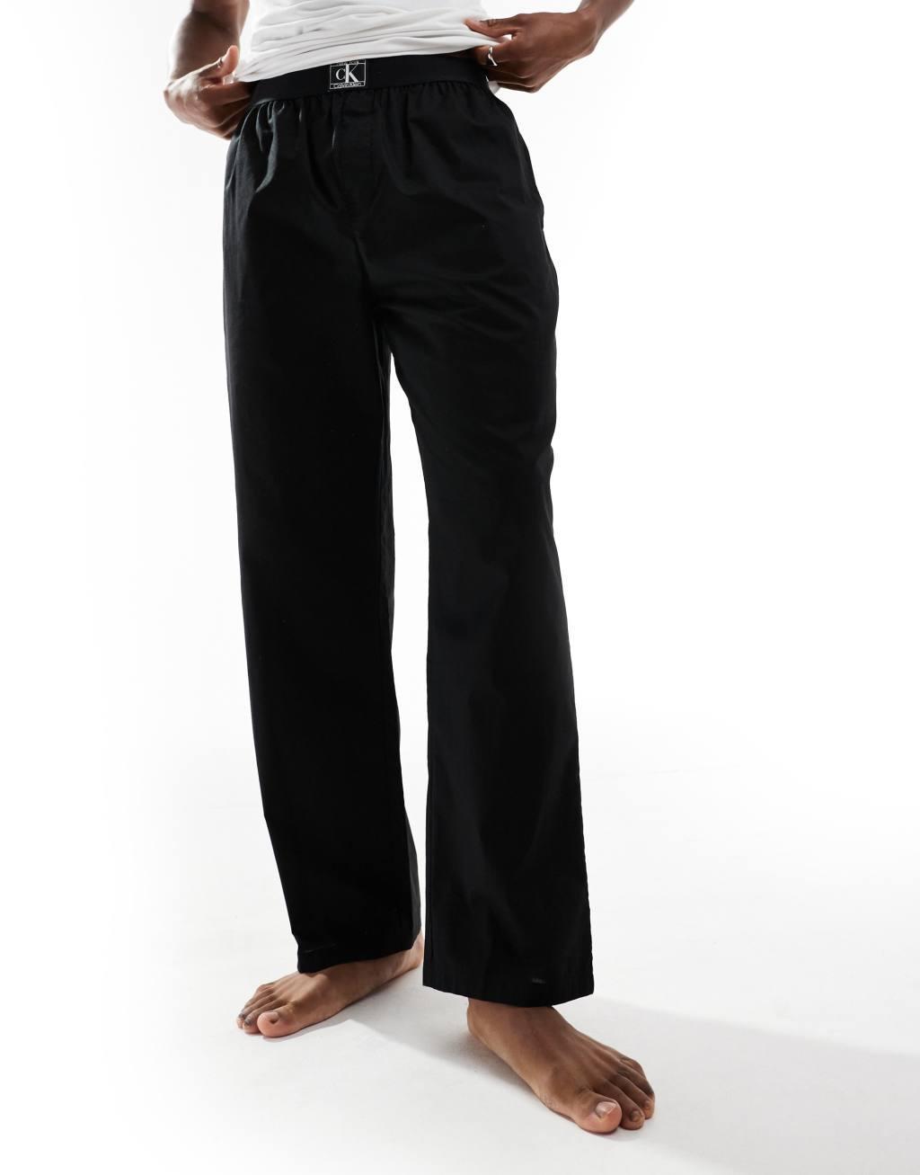 Calvin Klein CK Established pajama pant in black Product Image