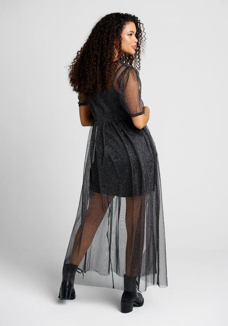 Shine Through The Night Midi Dress Product Image