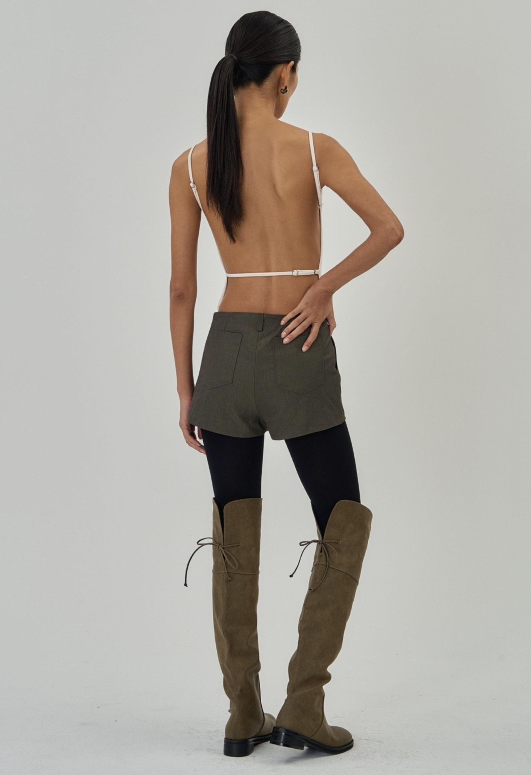 Lila Olive Shorts Product Image
