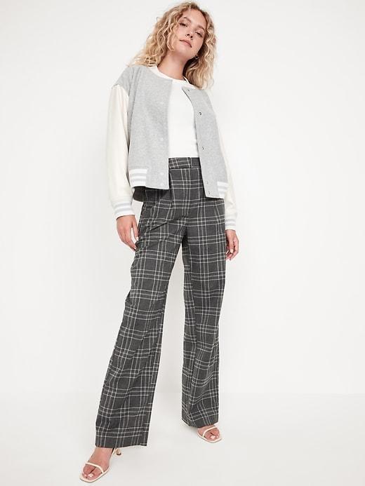 Extra High-Waisted Taylor Trouser Wide-Leg Pants Product Image
