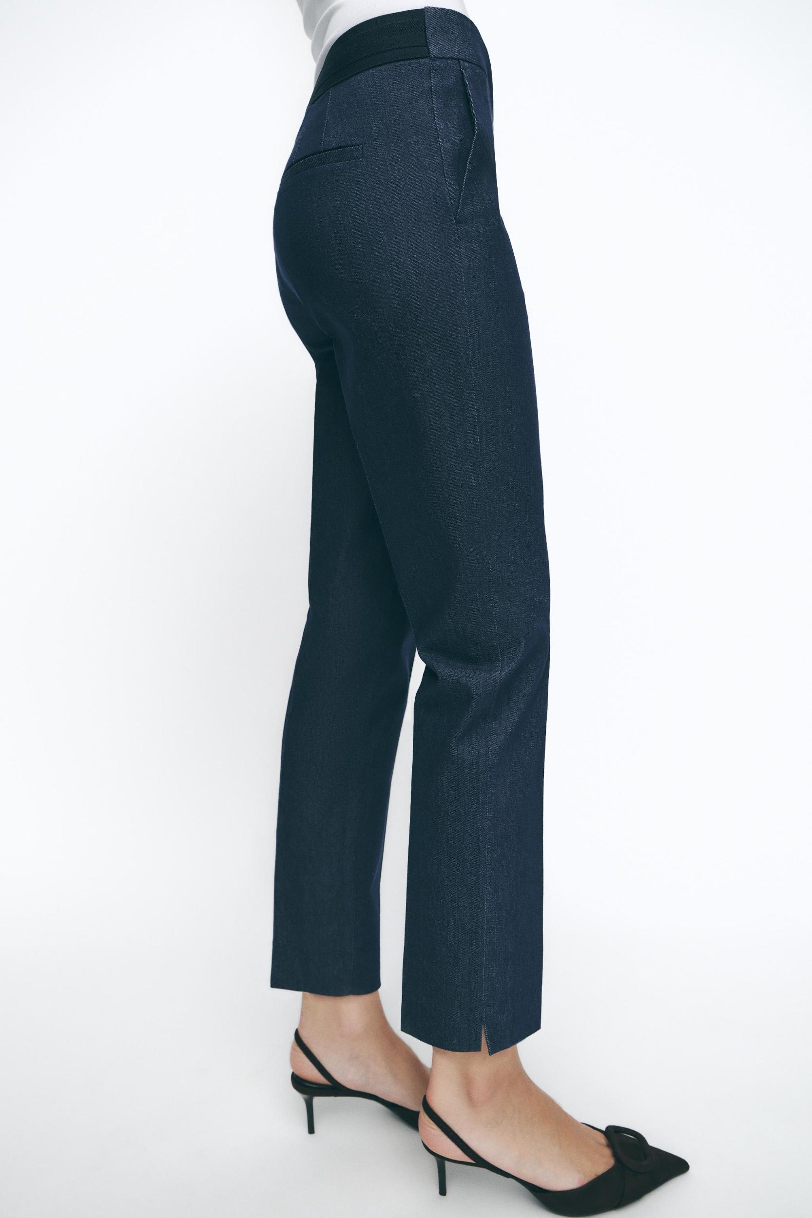 SOFT ANKLE-LENGTH PANTS Product Image