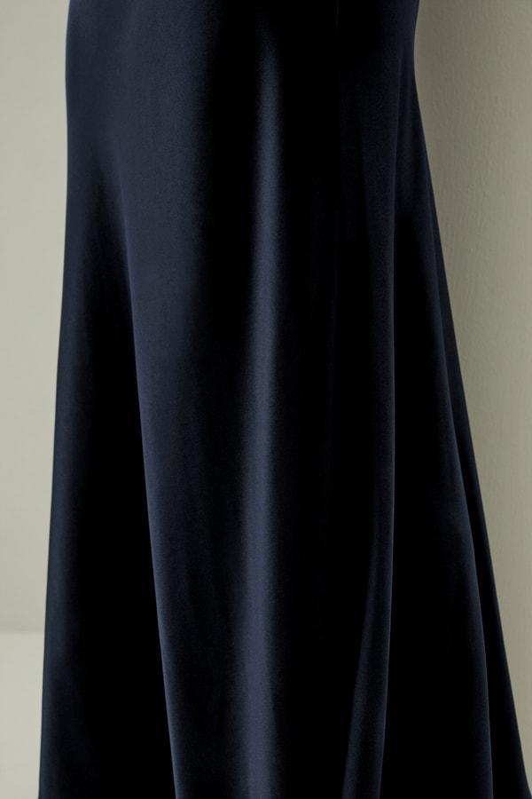 Double-Faced Silk Charmeuse Skirt Product Image