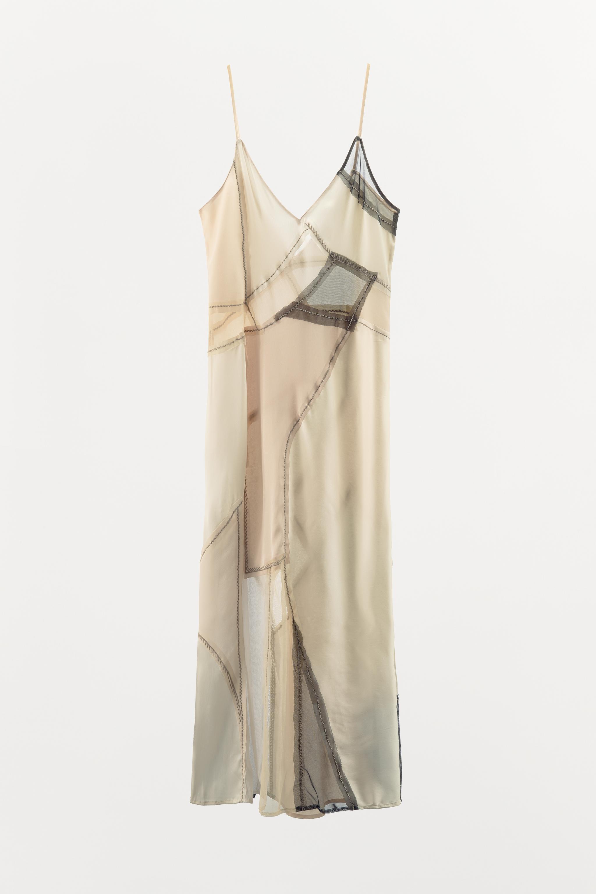 PATCHWORK COMBINATION DRESS Product Image