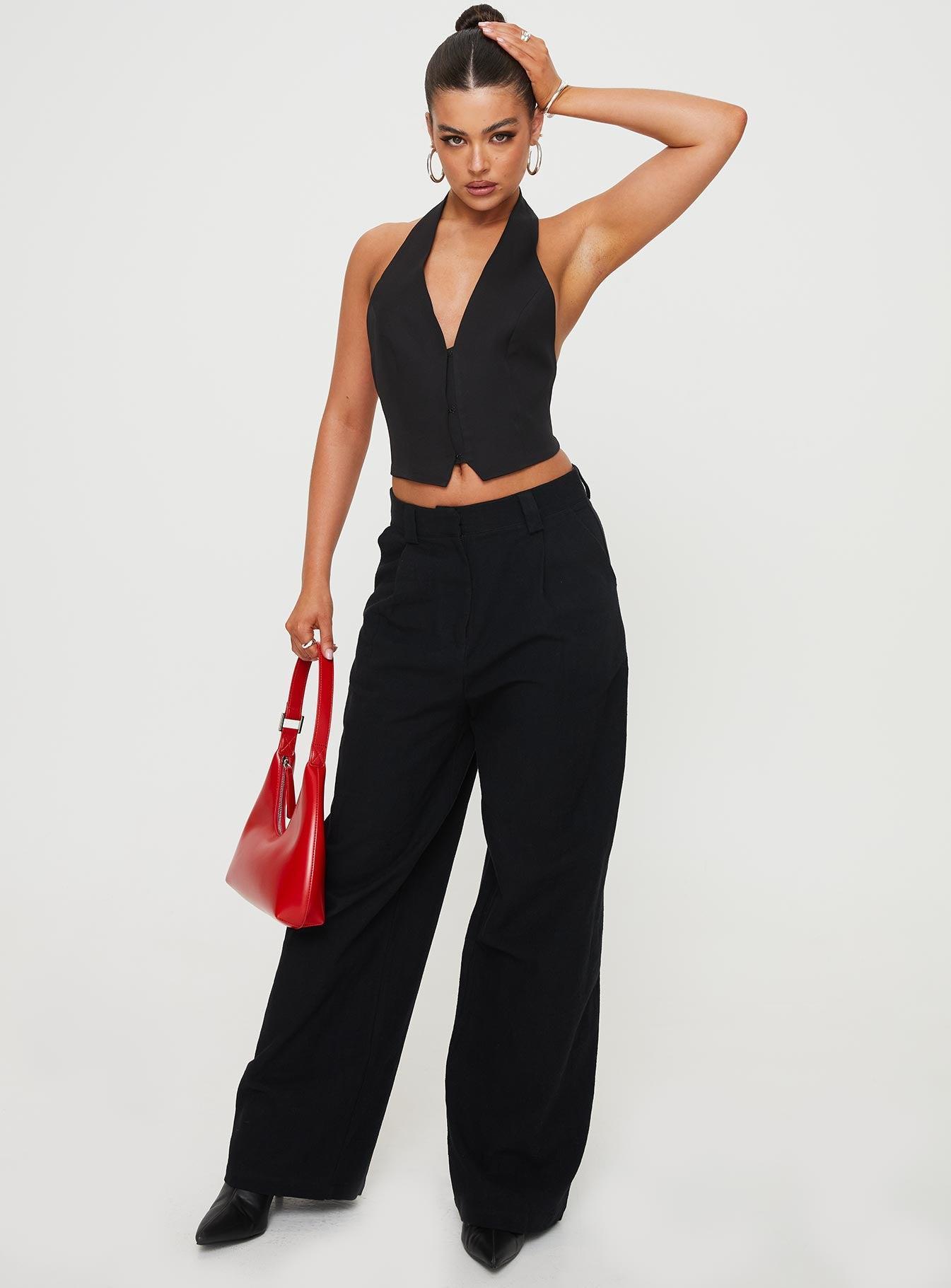 Je Suis Halter Top Onyx Product Image