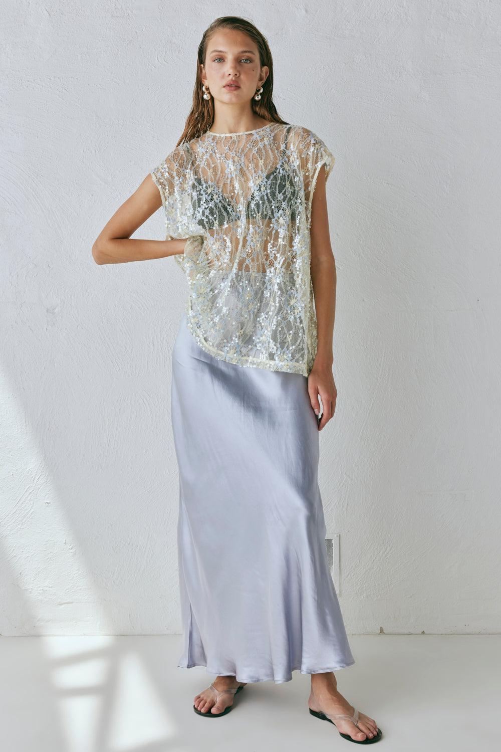 Devyn Sequin Top Lace Product Image