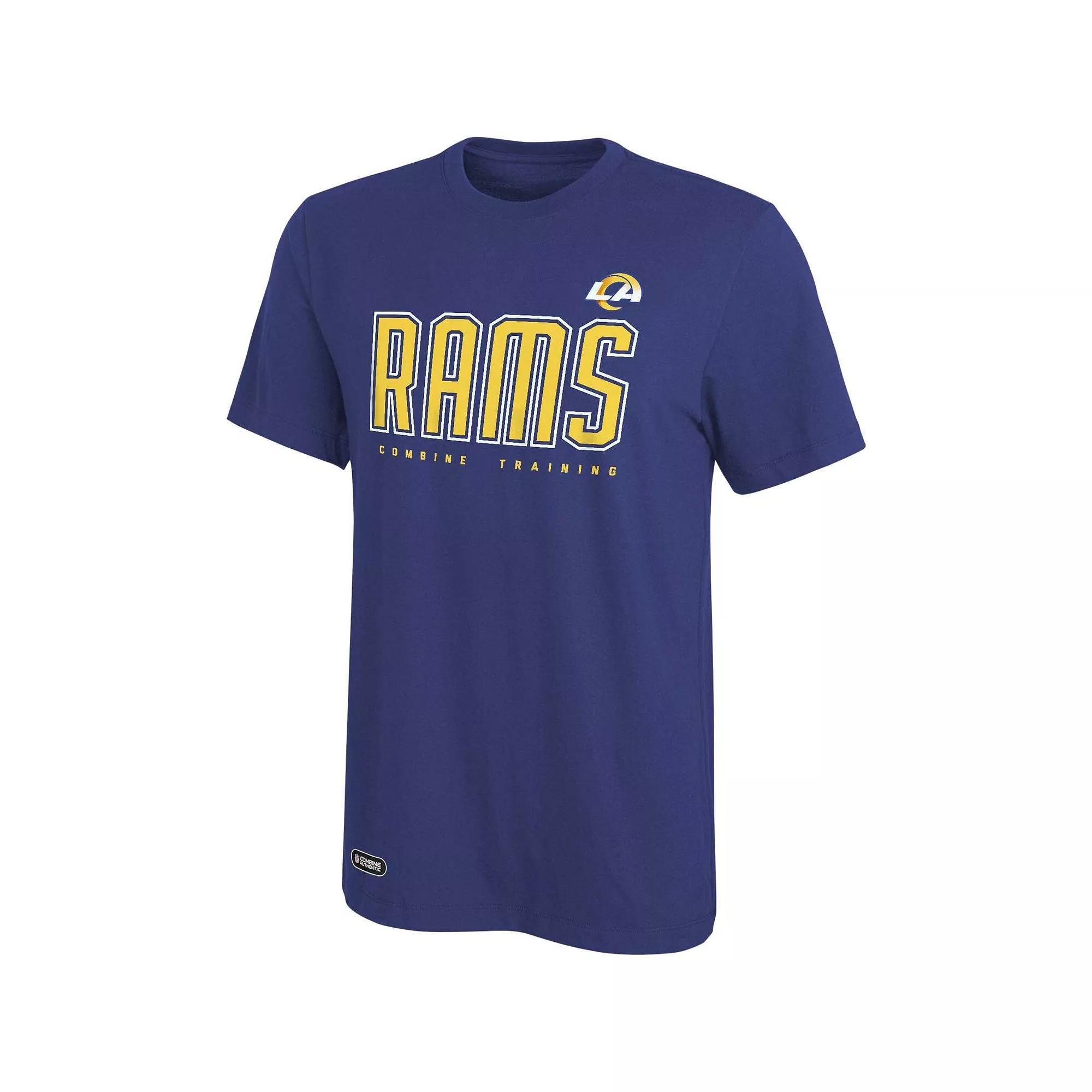 Men's Royal Los Angeles Rams Prime Time T-Shirt, Size: Small, Blue Product Image
