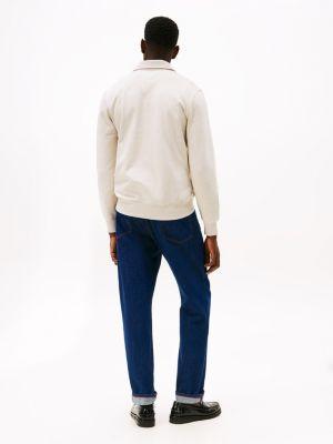 Classic Zip Polo Sweatshirt Product Image