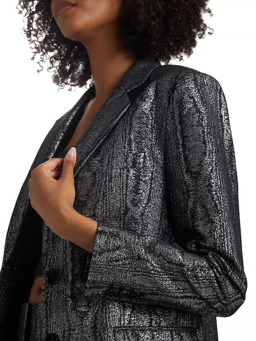 Mensy Metallic Tailored Blazer Product Image