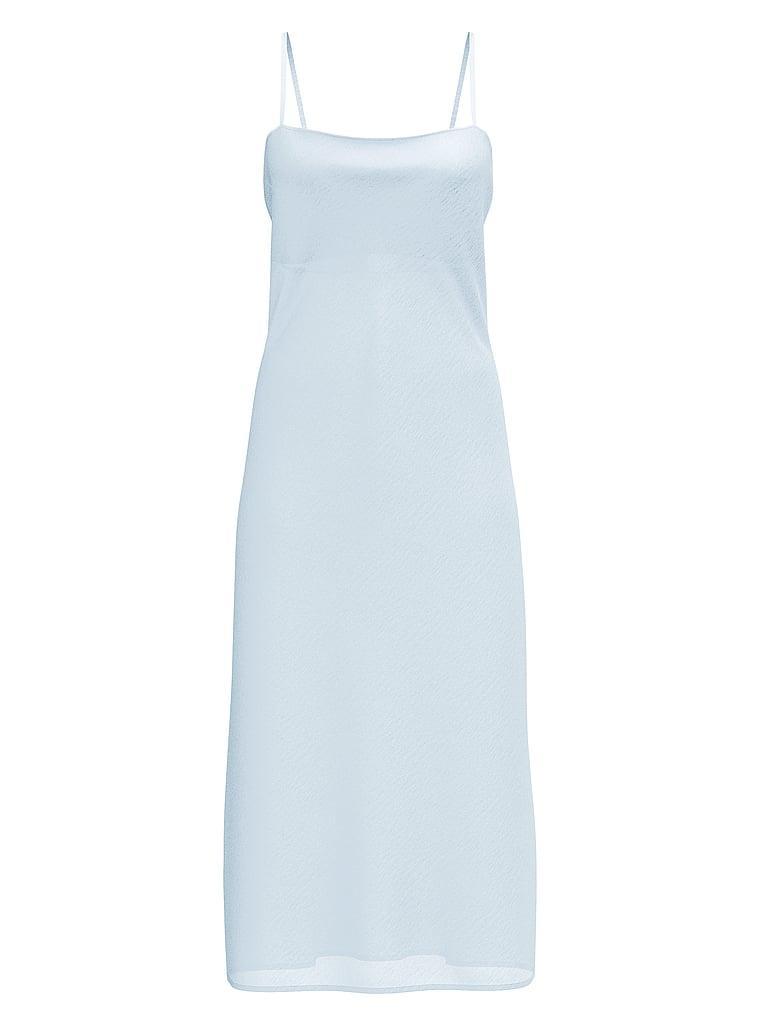 Luxe Satin Long Slip Dress Product Image