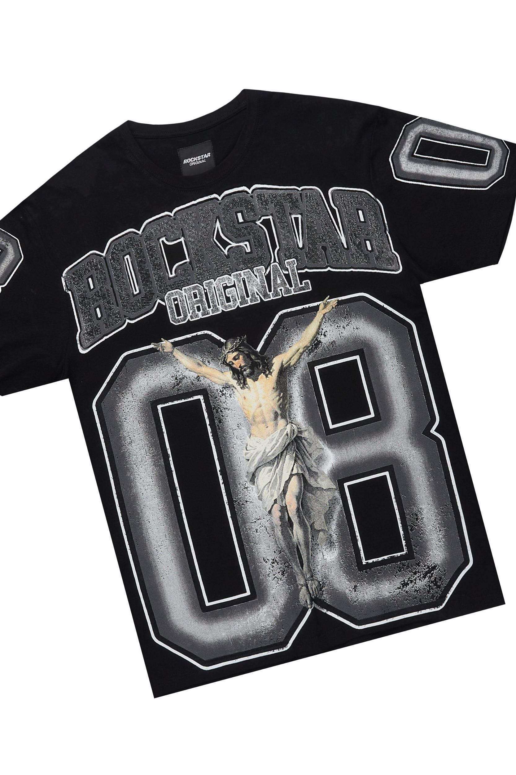 Fields Black/Grey T-Shirt Short Set Male Product Image