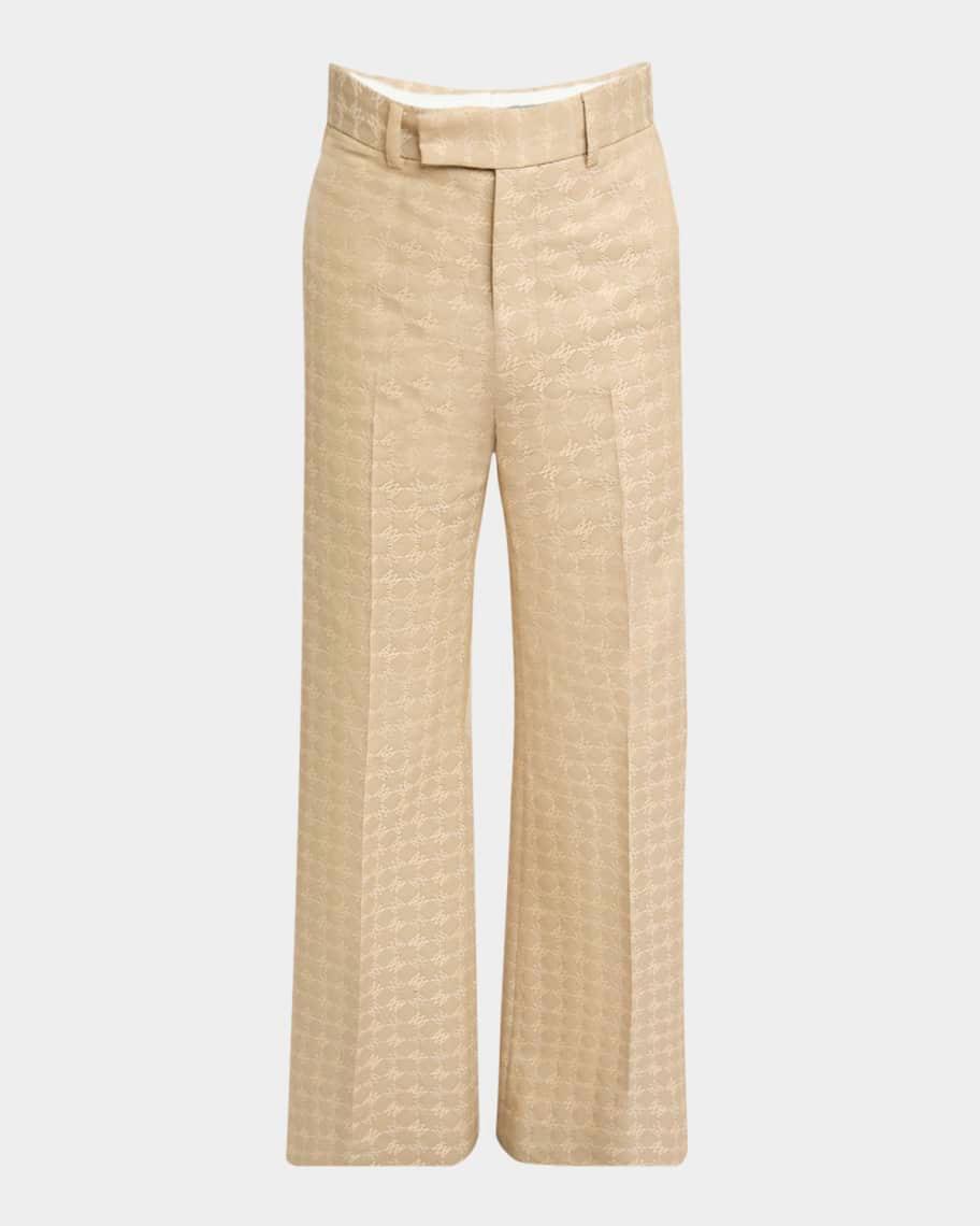 Mens MA Quad Jacquard Flare Trousers Product Image