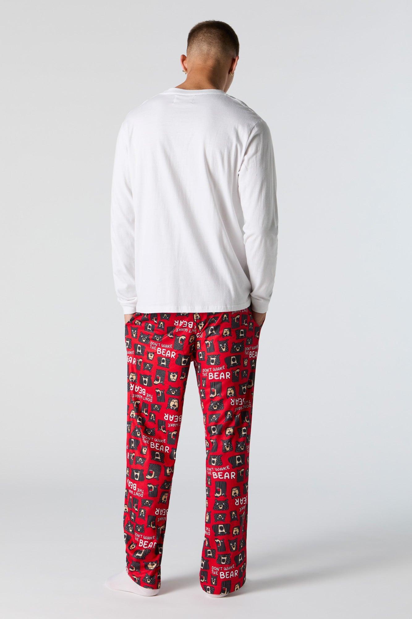 Printed Pajama Pant Male Product Image