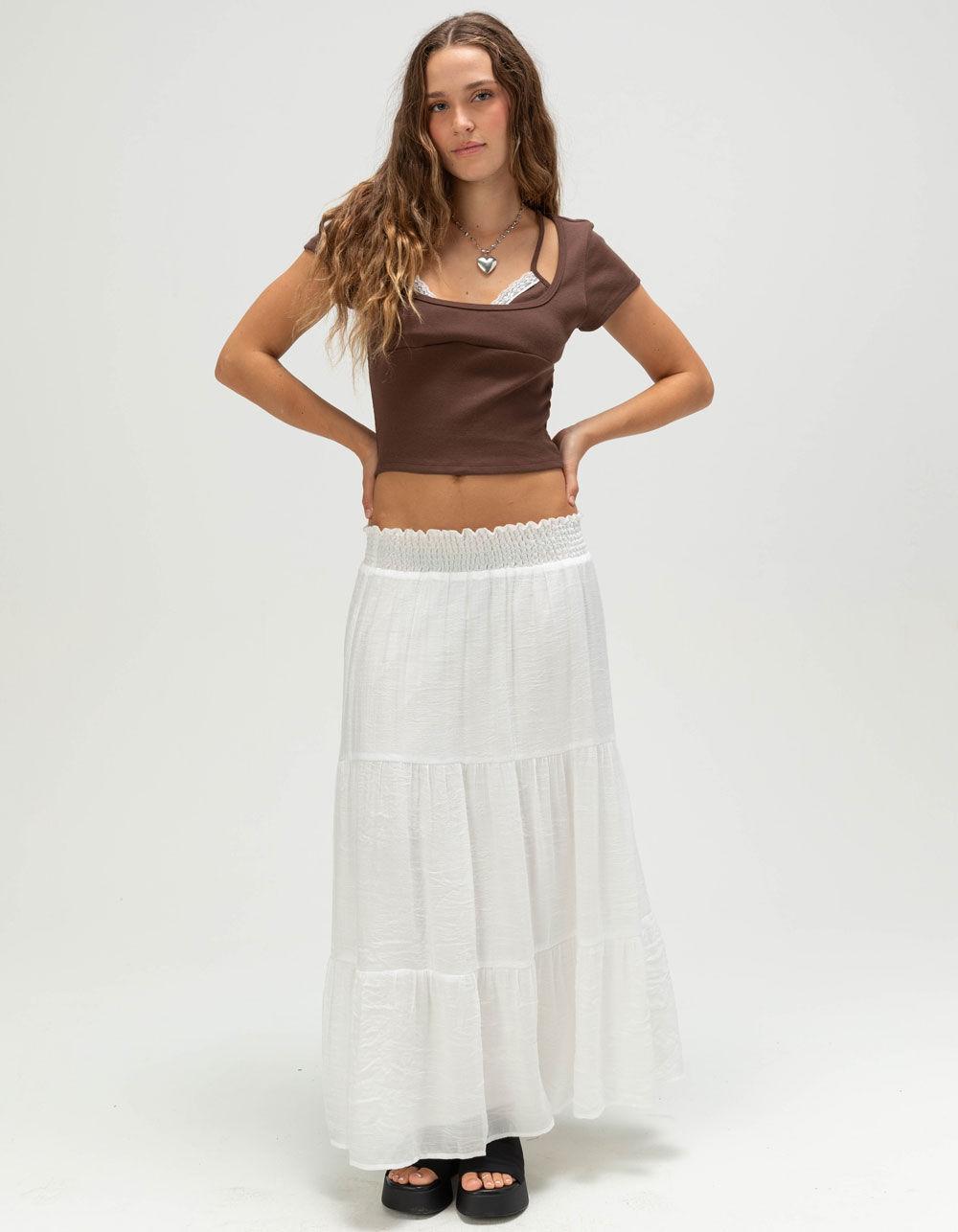 RSQ Womens Double Layer Top - BROWN Product Image