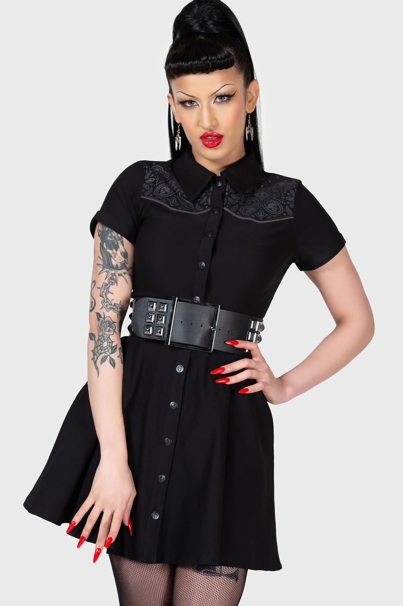 No Where's Ville Skater Dress Female Product Image