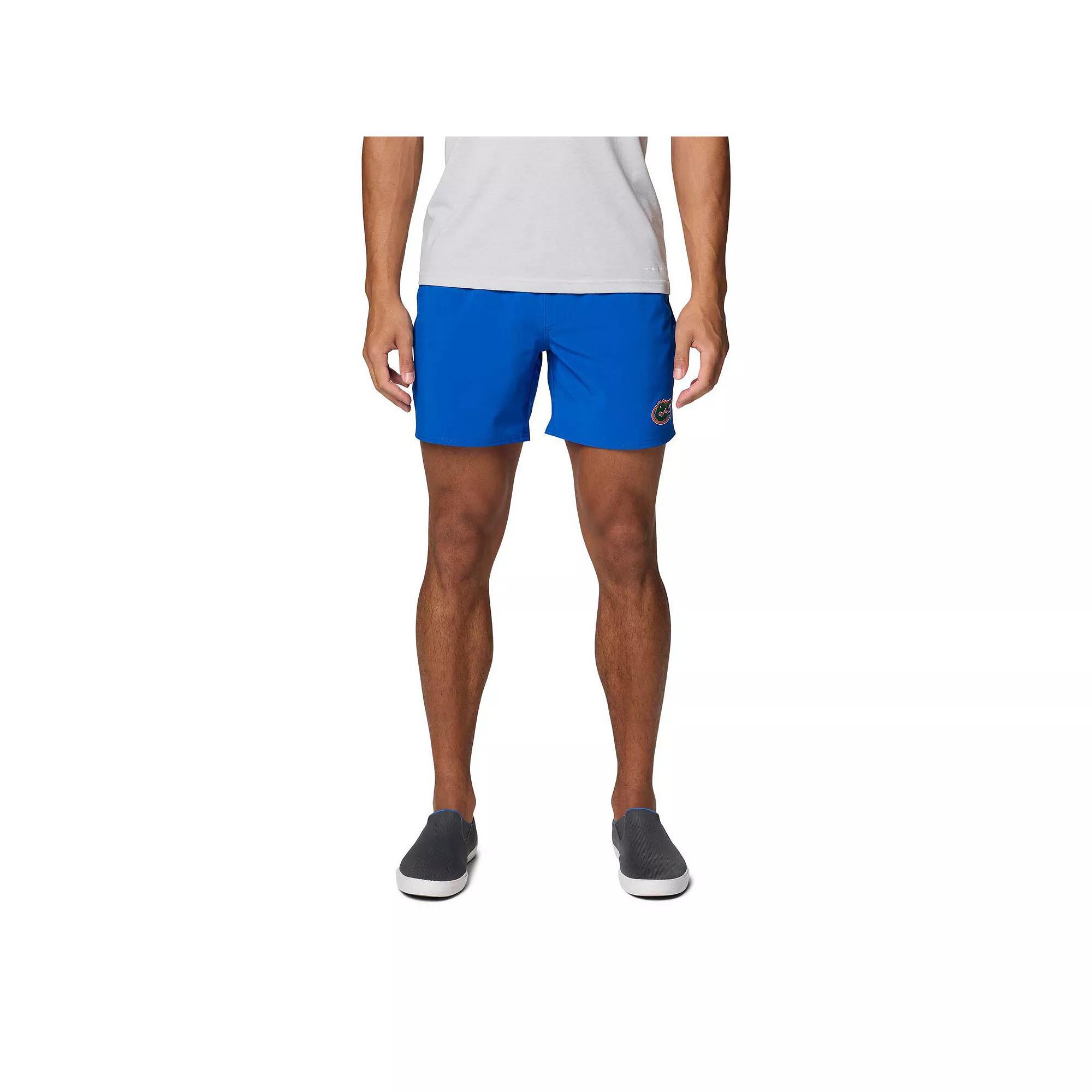 Men's Columbia Royal Florida Gators PFG Terminal Roamer�� Omni-Shade�� Stretch Shorts, Size: Small, Blue Product Image