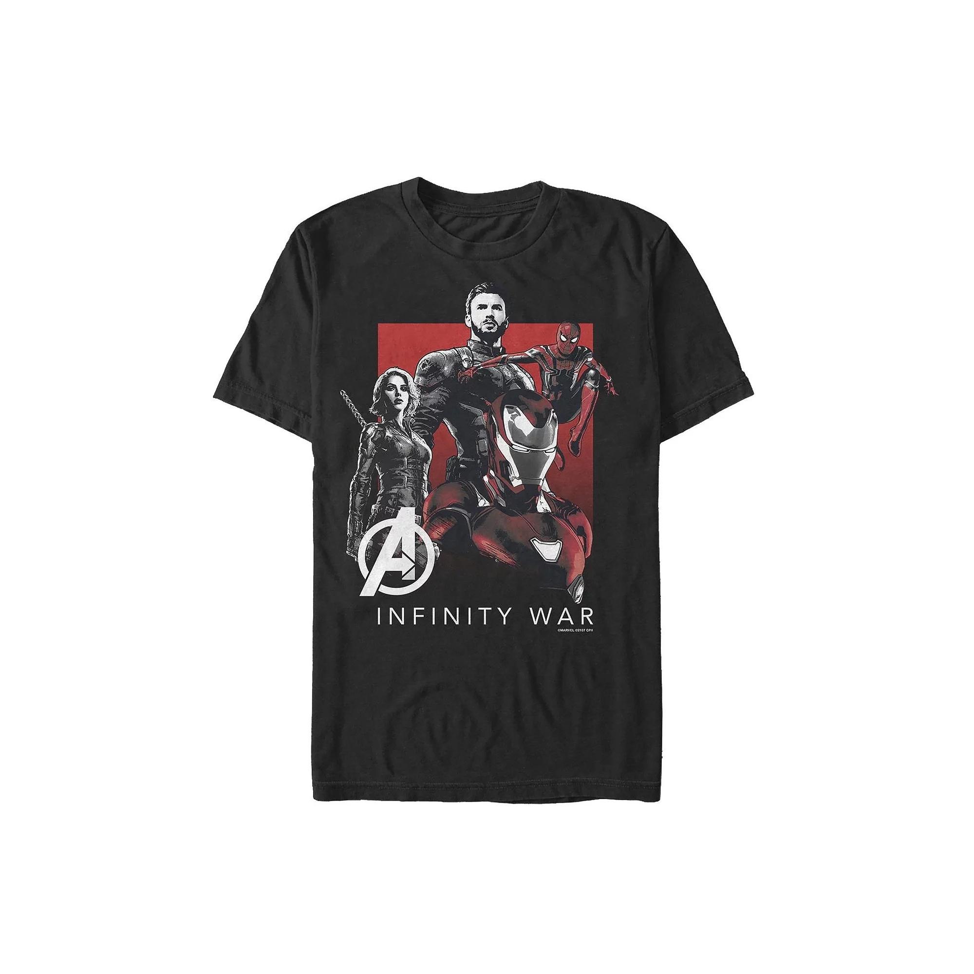 Men's Avengers Infinity War Group Tee, Size: Medium, Black Product Image