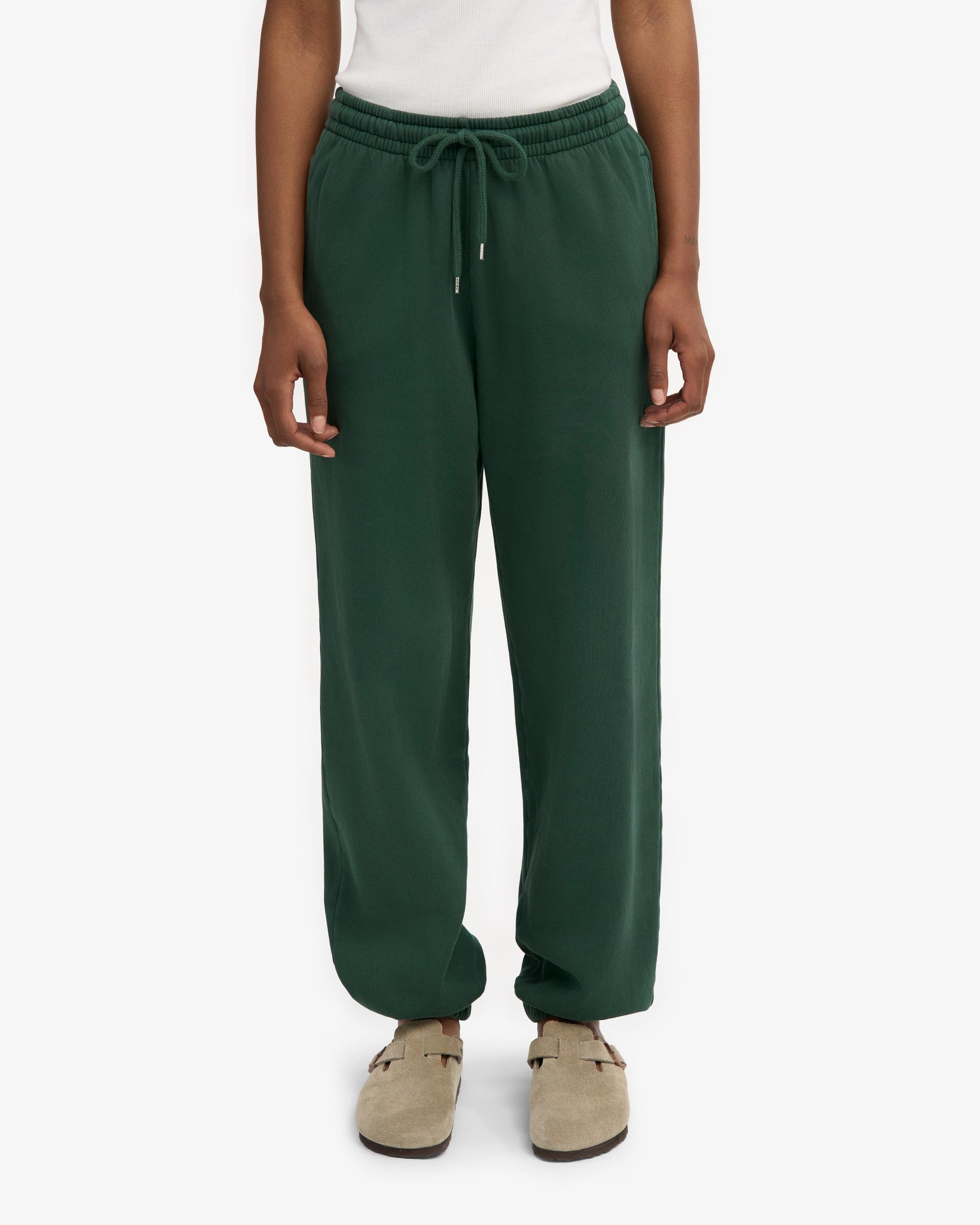 Organic Relaxed Sweatpants - Emerald Green Product Image