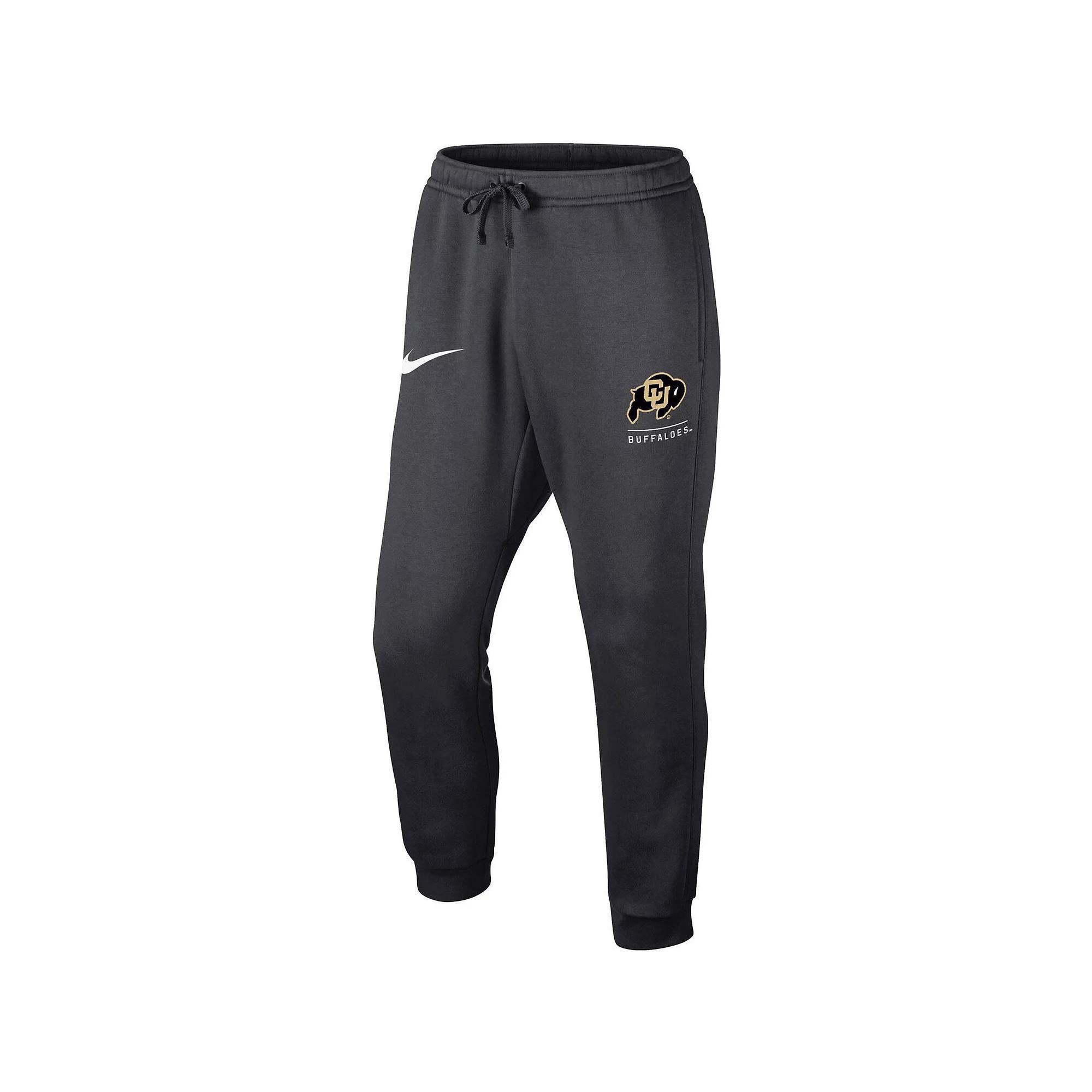 Mens Nike Anthracite Colorado Buffaloes Primary Logo Club Fleece Joggers Product Image