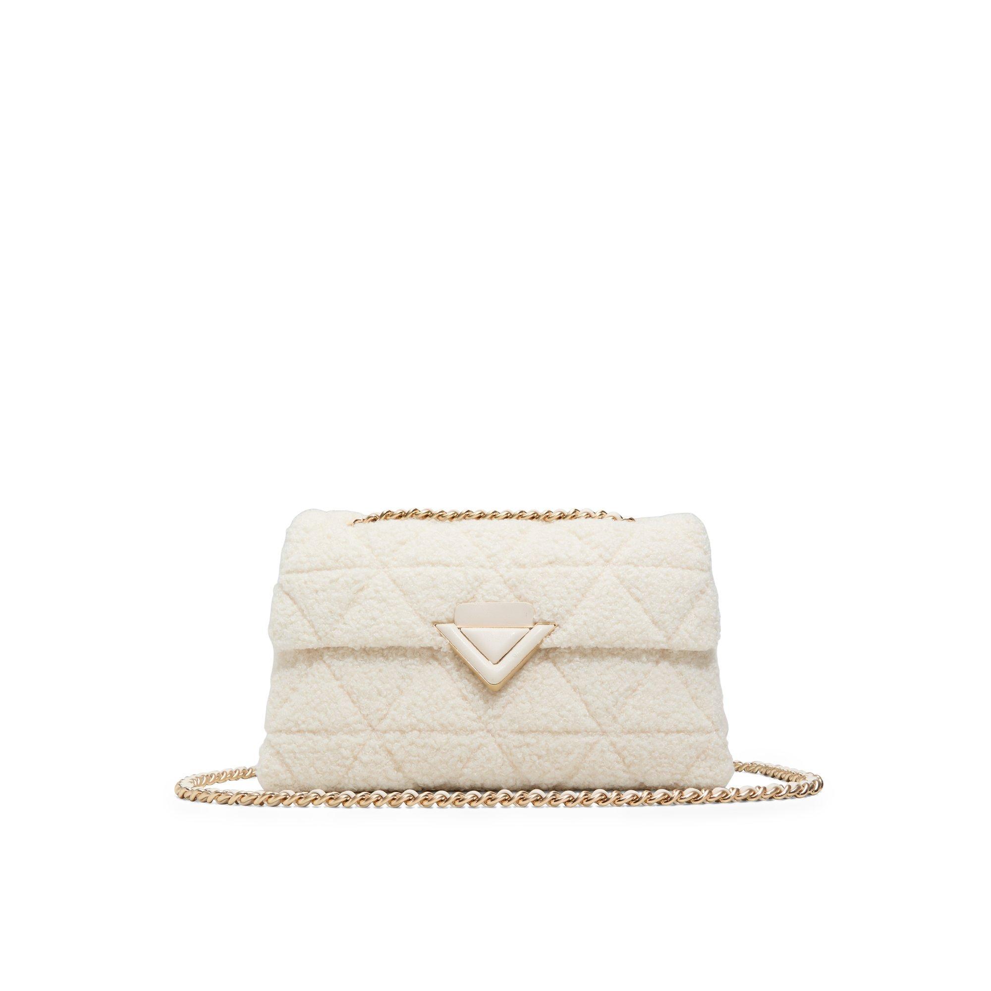 ALDO Softshearlingx - Women's Crossbody Handbag - Beige Product Image
